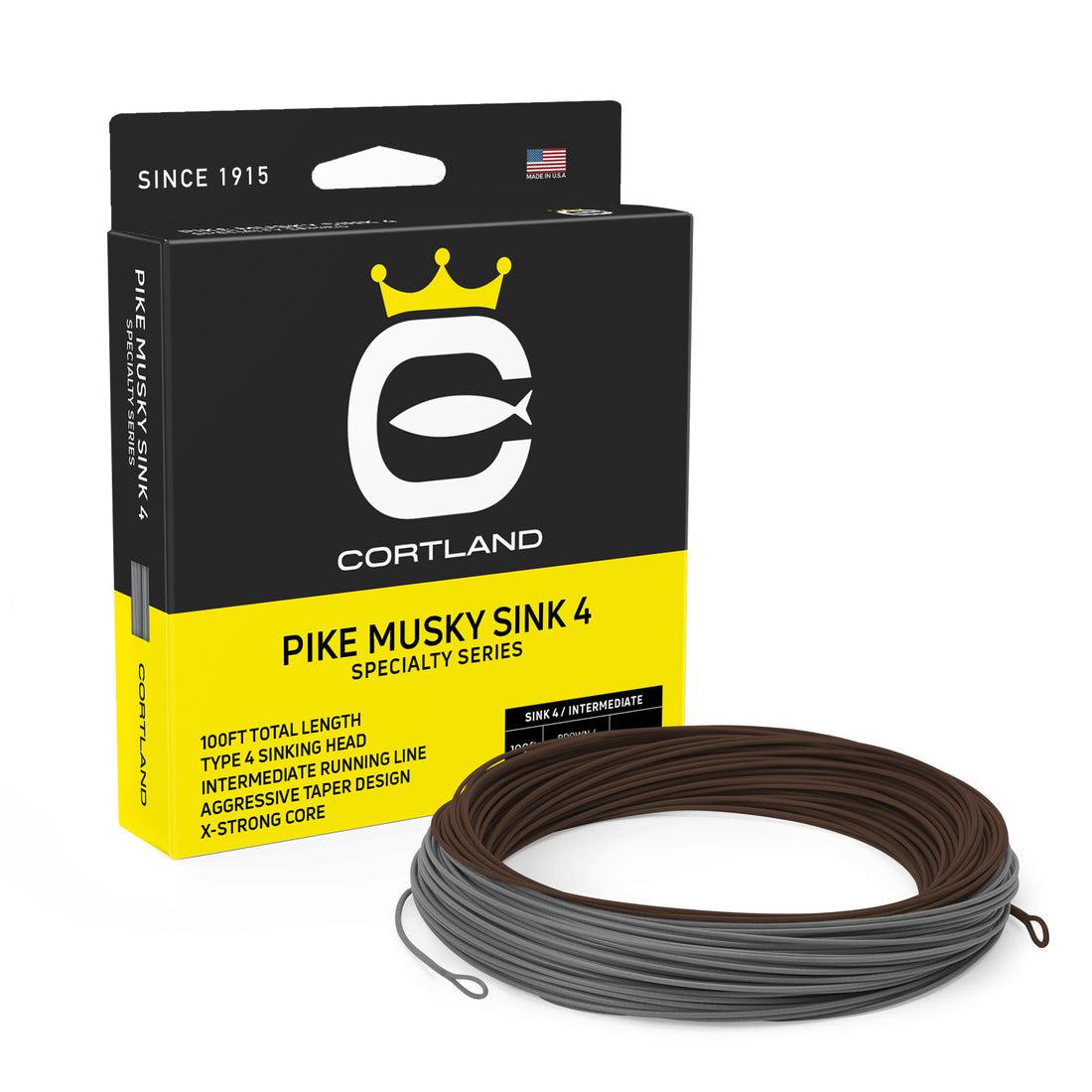 Cortland Pike Musky Sink 4 Fly Lines