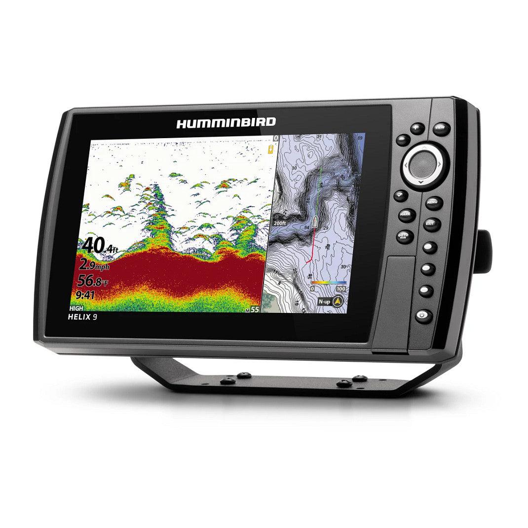 View of fish_finder Humminbird Helix 9 CHIRP MEGA SI+ GPS G4N available at EZOKO Pike and Musky Shop