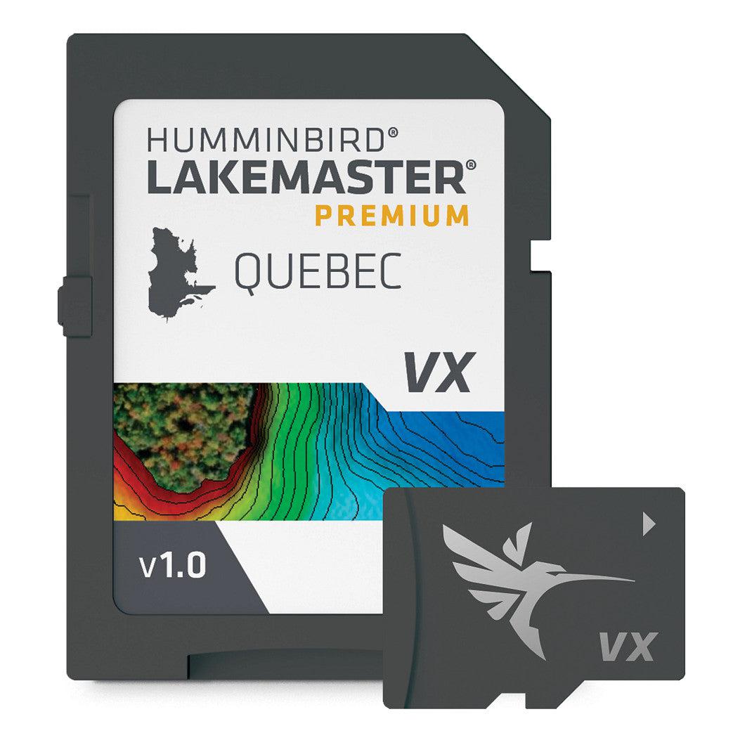 View of Mapping Humminbird Lakemaster VX Premium Quebec available at EZOKO Pike and Musky Shop