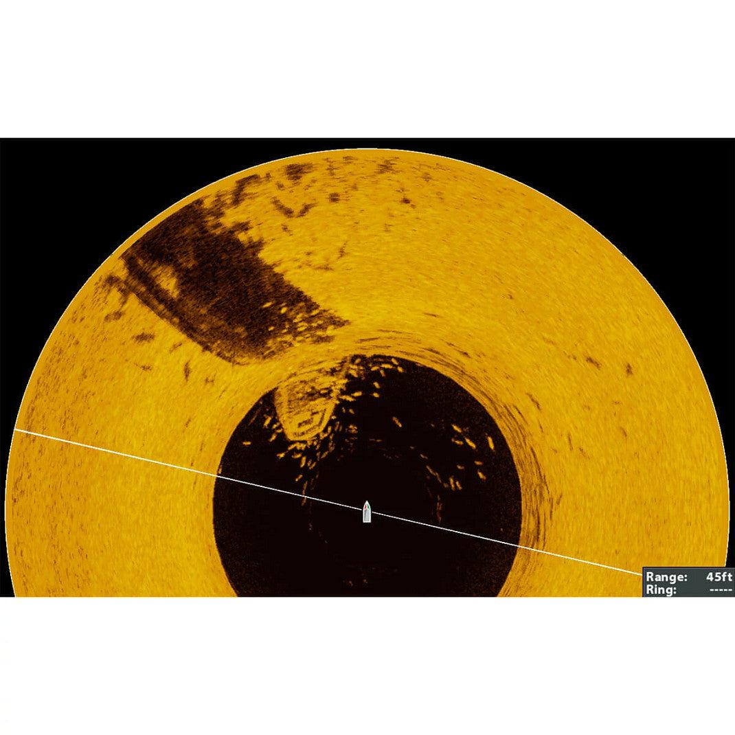 View of transducer Humminbird MEGA 360 Imaging Ultrex available at EZOKO Pike and Musky Shop