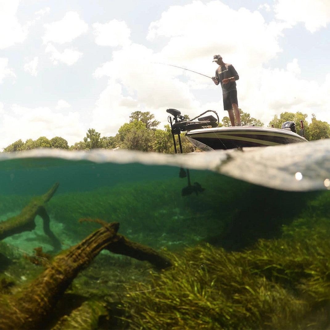 View of transducer Humminbird MEGA 360 Imaging Ultrex available at EZOKO Pike and Musky Shop