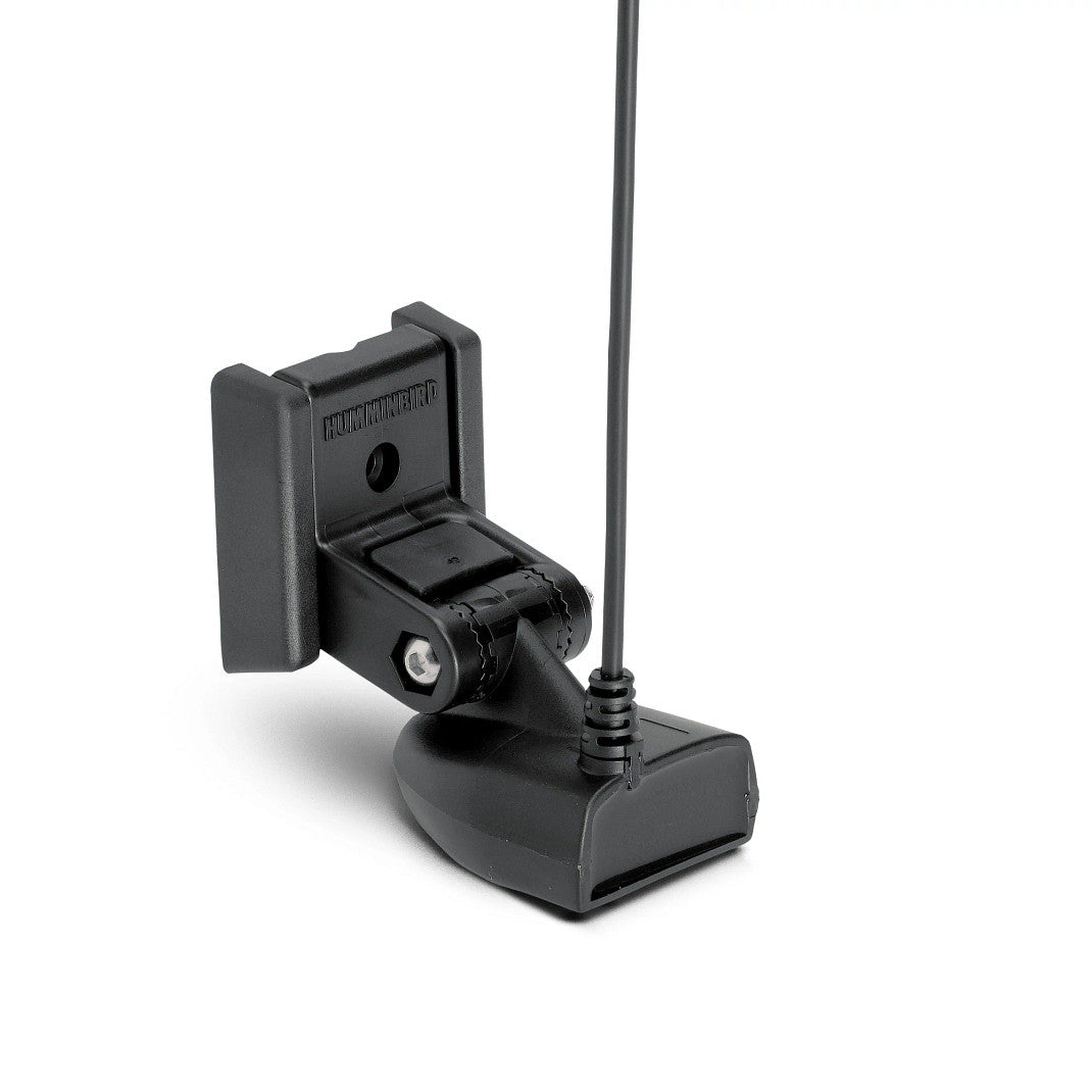 View of transducer Humminbird XNT 9 HW T - HELIX Dual Spectrum CHIRP w/ Temp Transom Transducer available at EZOKO Pike and Musky Shop