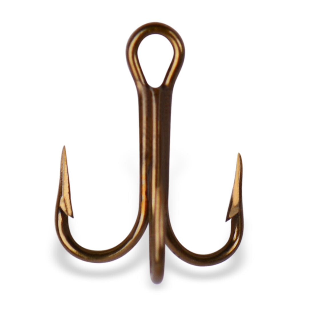 Mustad 3551-BR Classic Bronze Treble Hooks | Musky hooks 9/0 / 25