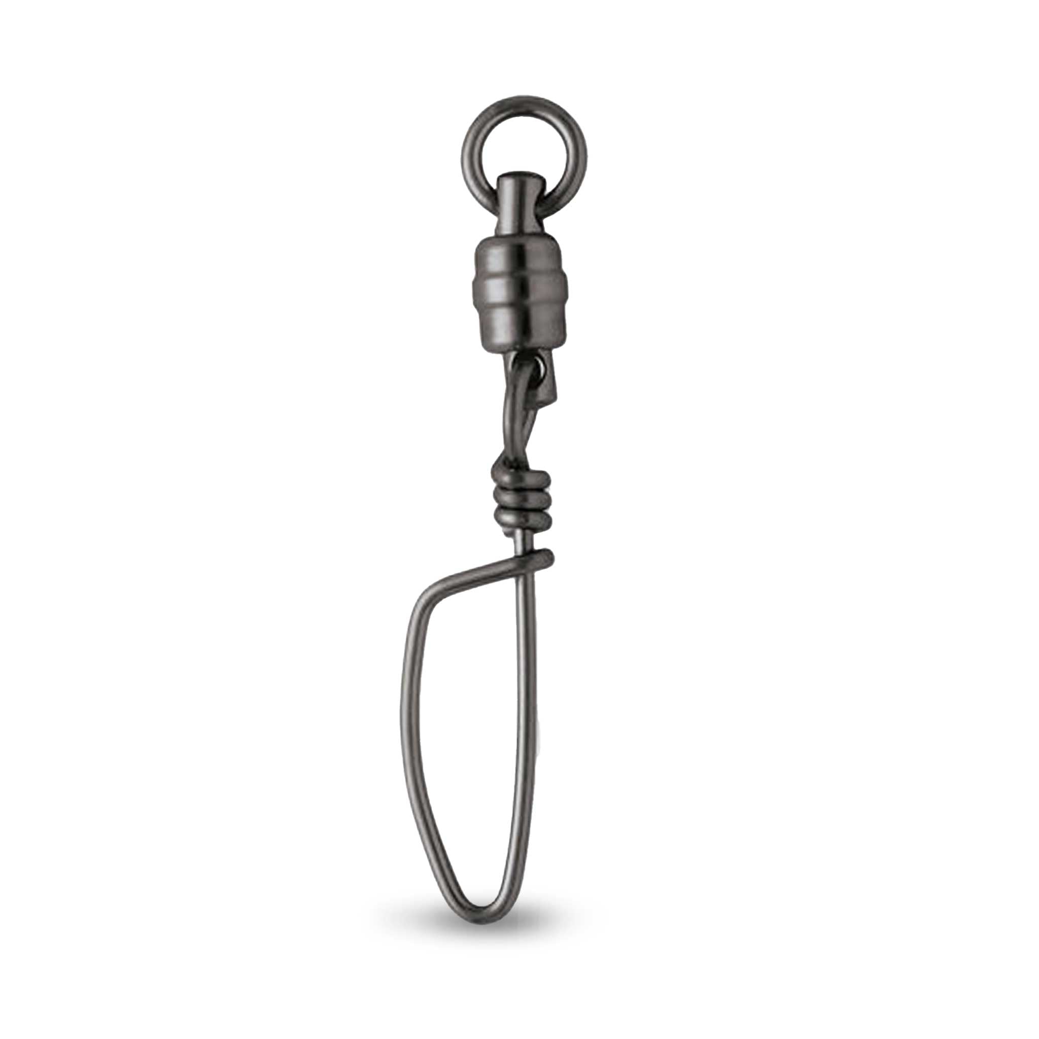 VMC BSHBTSS Black SS HD Ball Bearing Tournament Snap Swivel Snaps-Swivels-Split-Rings