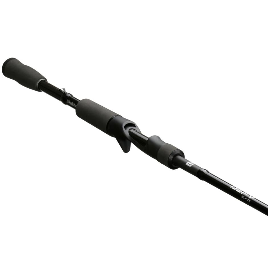 View of Baitcast rod 13 Fishing Defy Black Baitcast Rods available at EZOKO Fishing