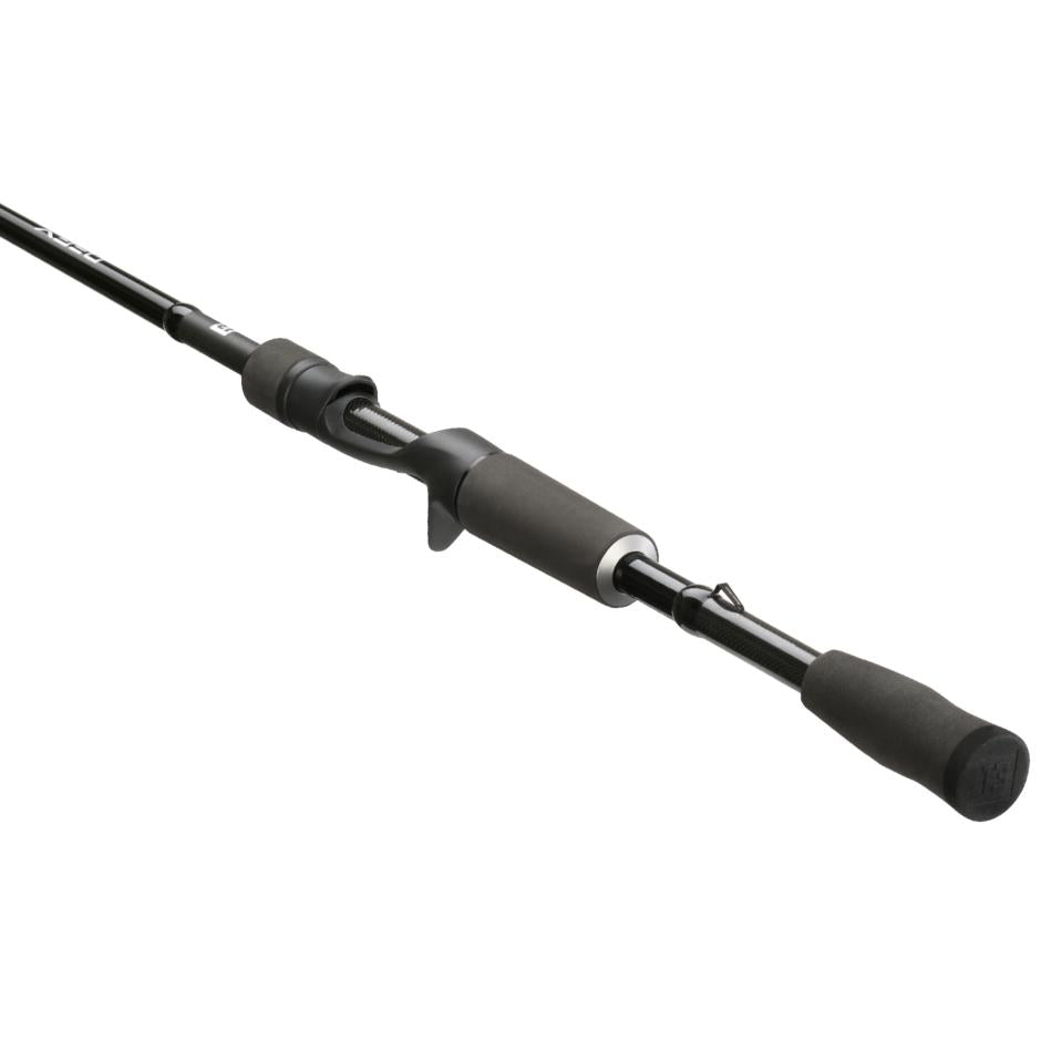 View of Baitcast rod 13 Fishing Defy Black Baitcast Rods available at EZOKO Fishing