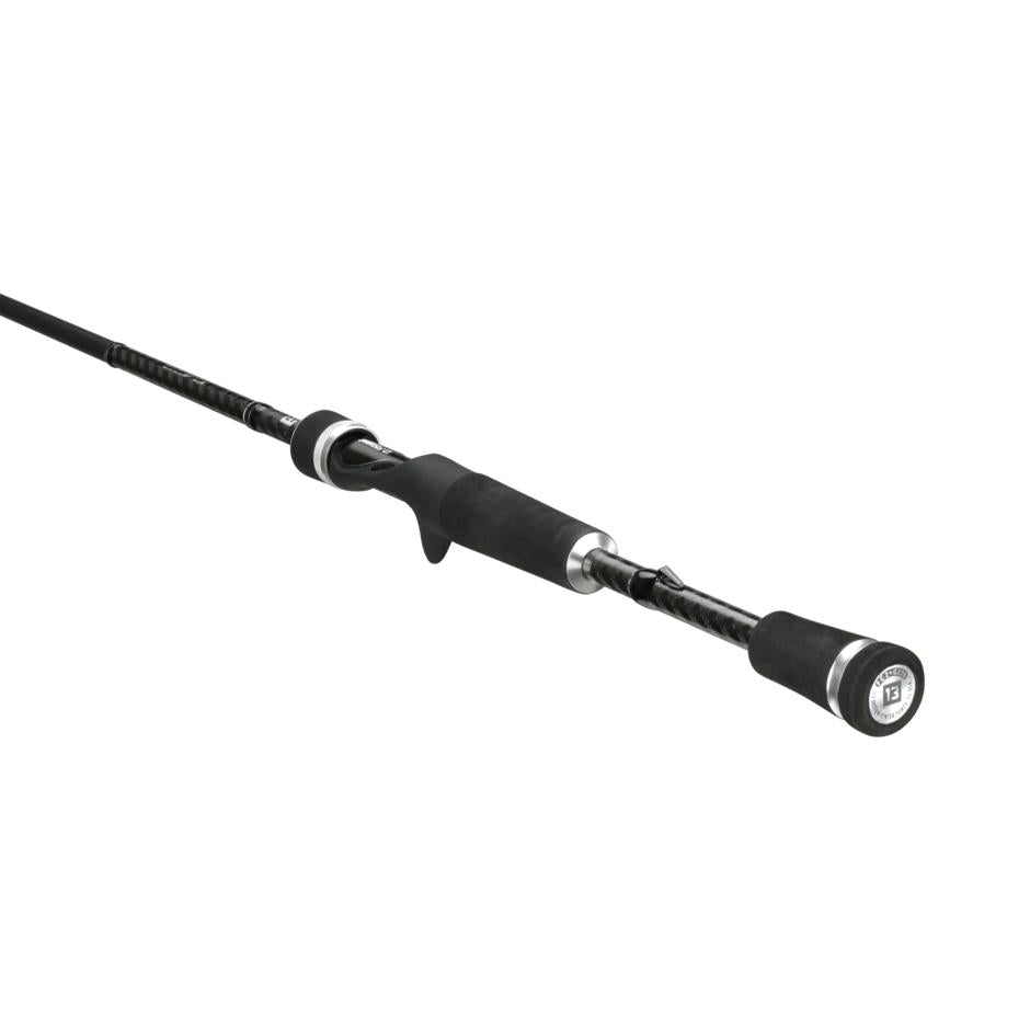 View of Baitcast rod 13 Fishing Fate Black Baitcast Rods available at EZOKO Fishing