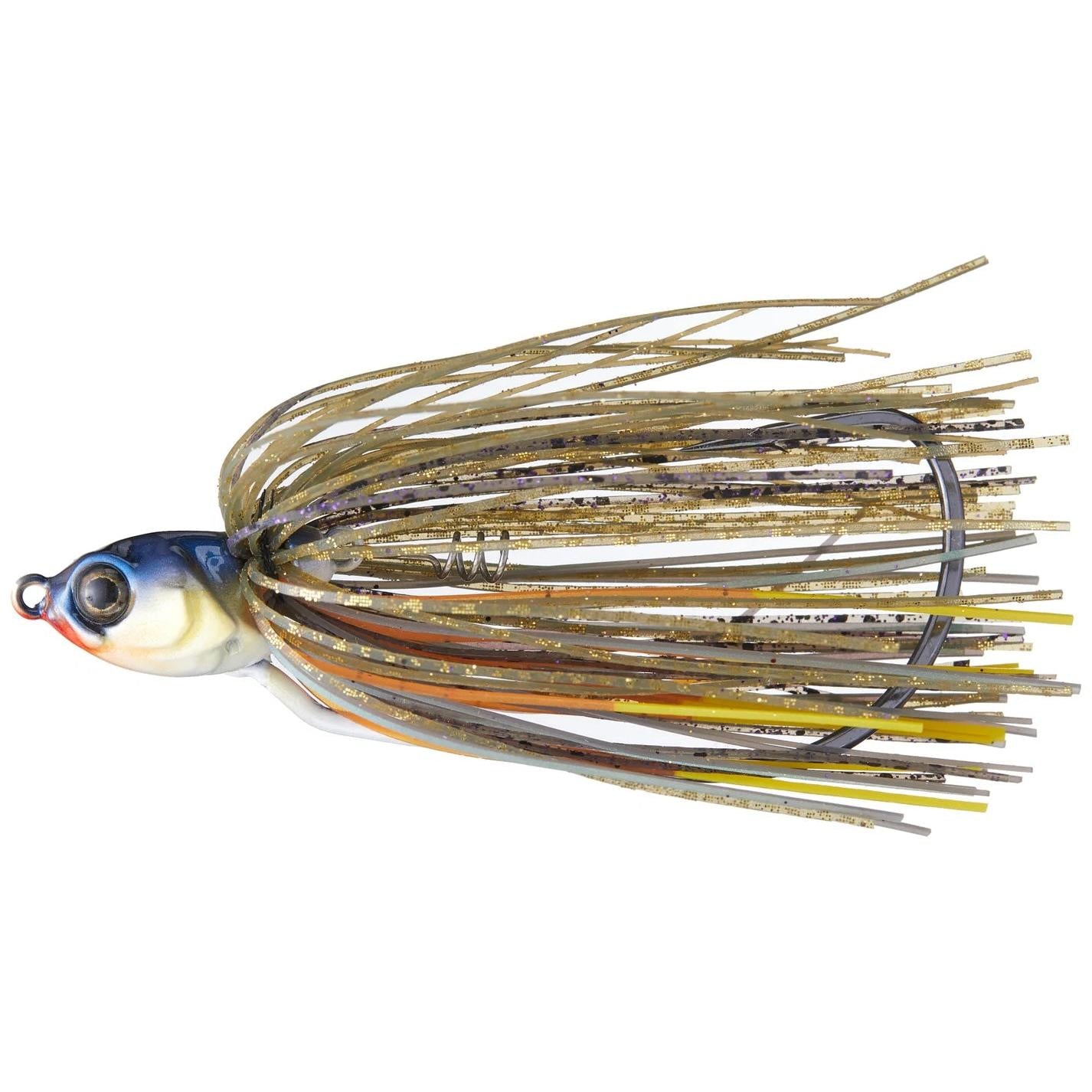 View of Swim Jig 6th Sense Axle Swinging Swim Jig 3/4oz - #7/0 Bluegill Fire available at EZOKO Fishing