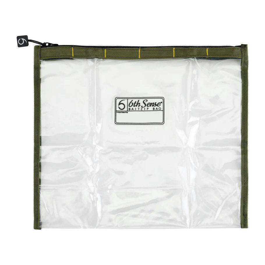 View of Tackle Storage 6th Sense BaitZip Pro Bag Green Pumpkin 12"x10" available at EZOKO Fishing