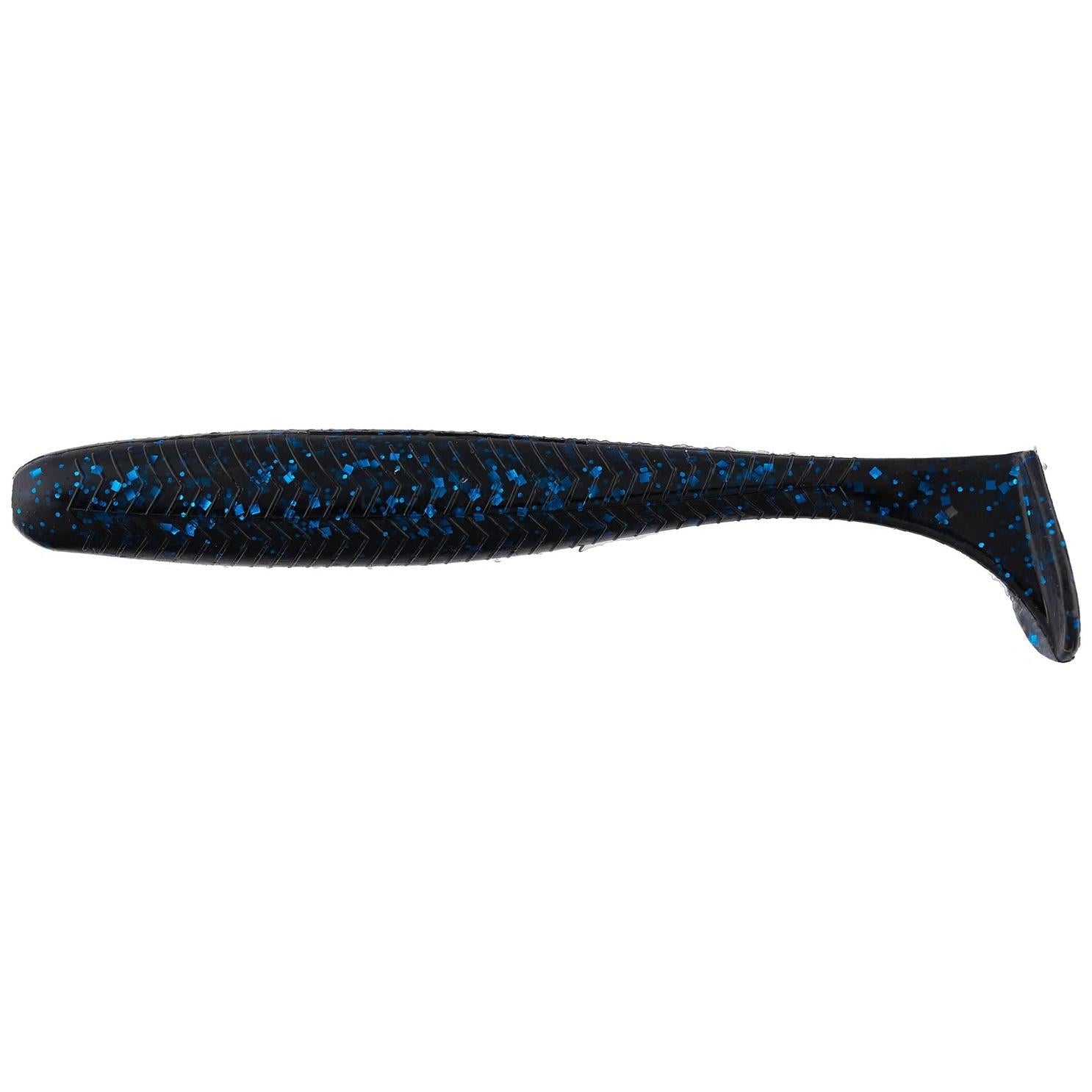 View of Swimbait 6th Sense Divine Swimbait 3.2in - 7pk Black N Blue Flake available at EZOKO Fishing