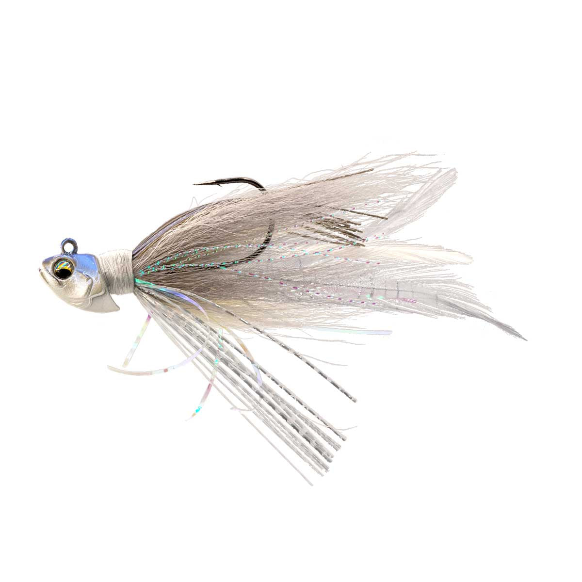 View of Jigs 6th Sense Flock Hair Jig Pro Blue 5/16oz available at EZOKO Pike and Musky Shop