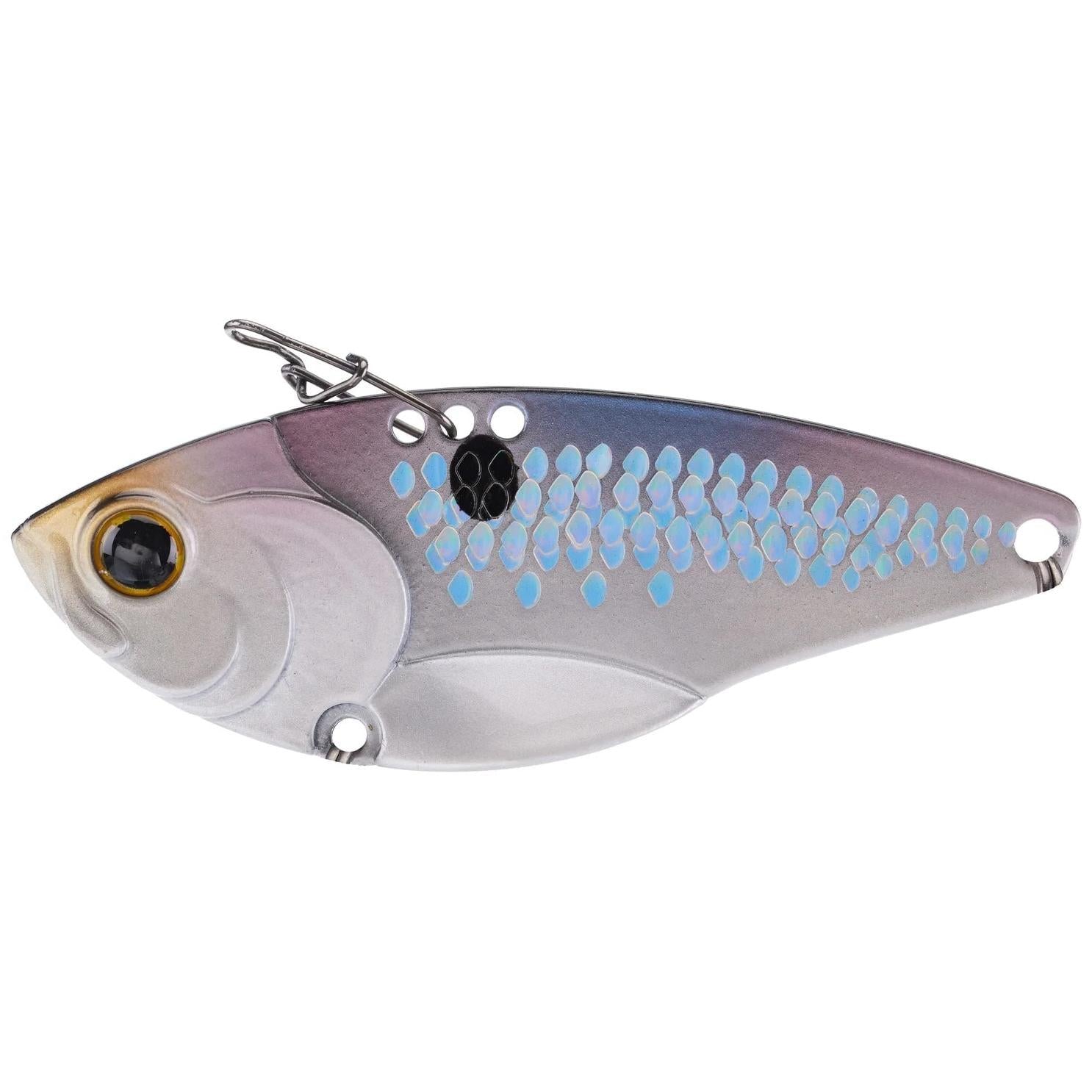 View of Blade Bait 6th Sense Slice Blade Bait 2.5"- 5/8oz Shad Scales 2.5" available at EZOKO Fishing