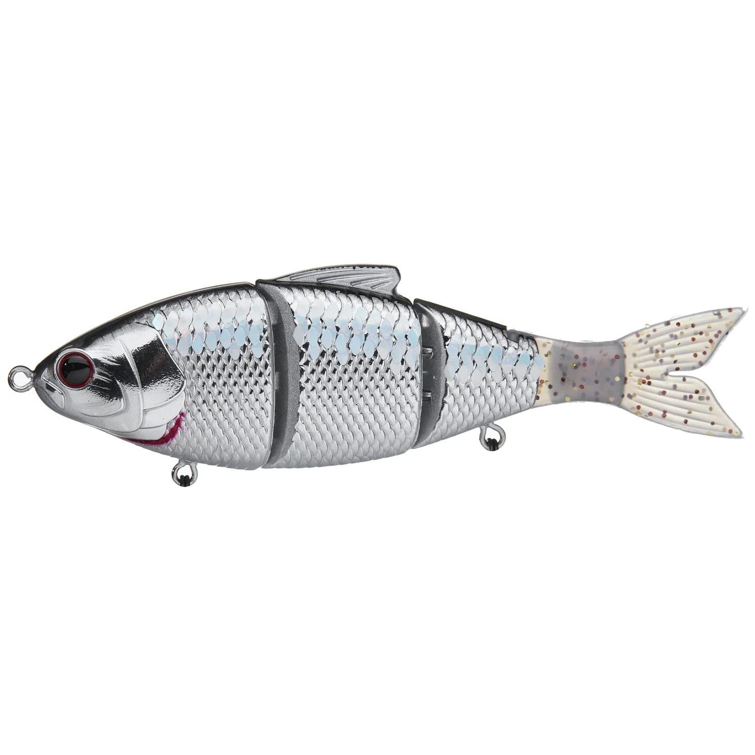 View of Swimbait 6th Sense Trace 5 Swimbait Slow Sink Chrome Black Back available at EZOKO Fishing