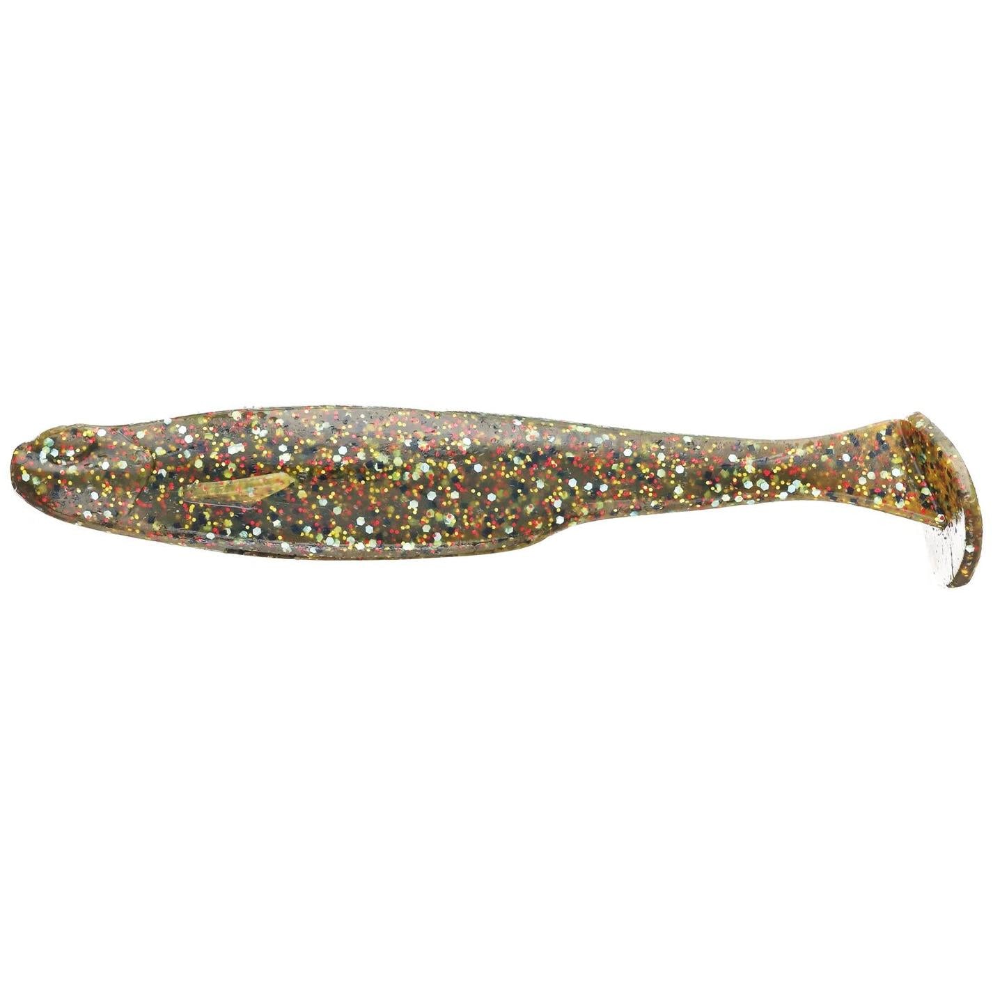 View of 6th Sense Whale Swimbait 4.5in - 5pk Green Pumpkin Juice available at EZOKO Fishing