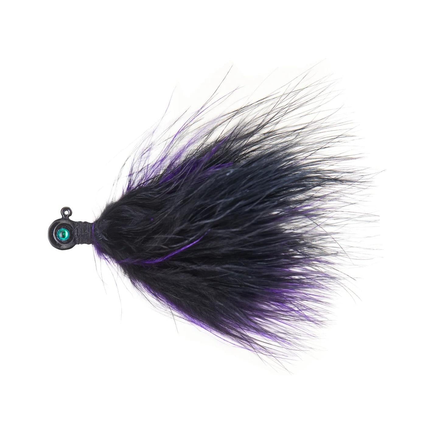 View of Hair Jig 6th Sense Wig Hair Jig Black Light available at EZOKO Fishing