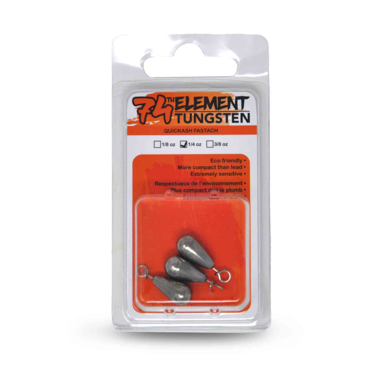 74th element Quickash Fastach Sinker 1/4 oz Weights