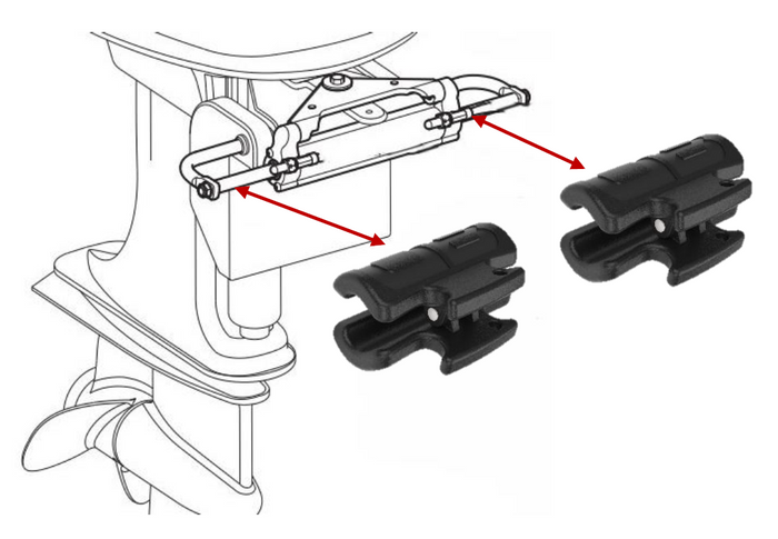BeatDown Outdoors Steering Clips