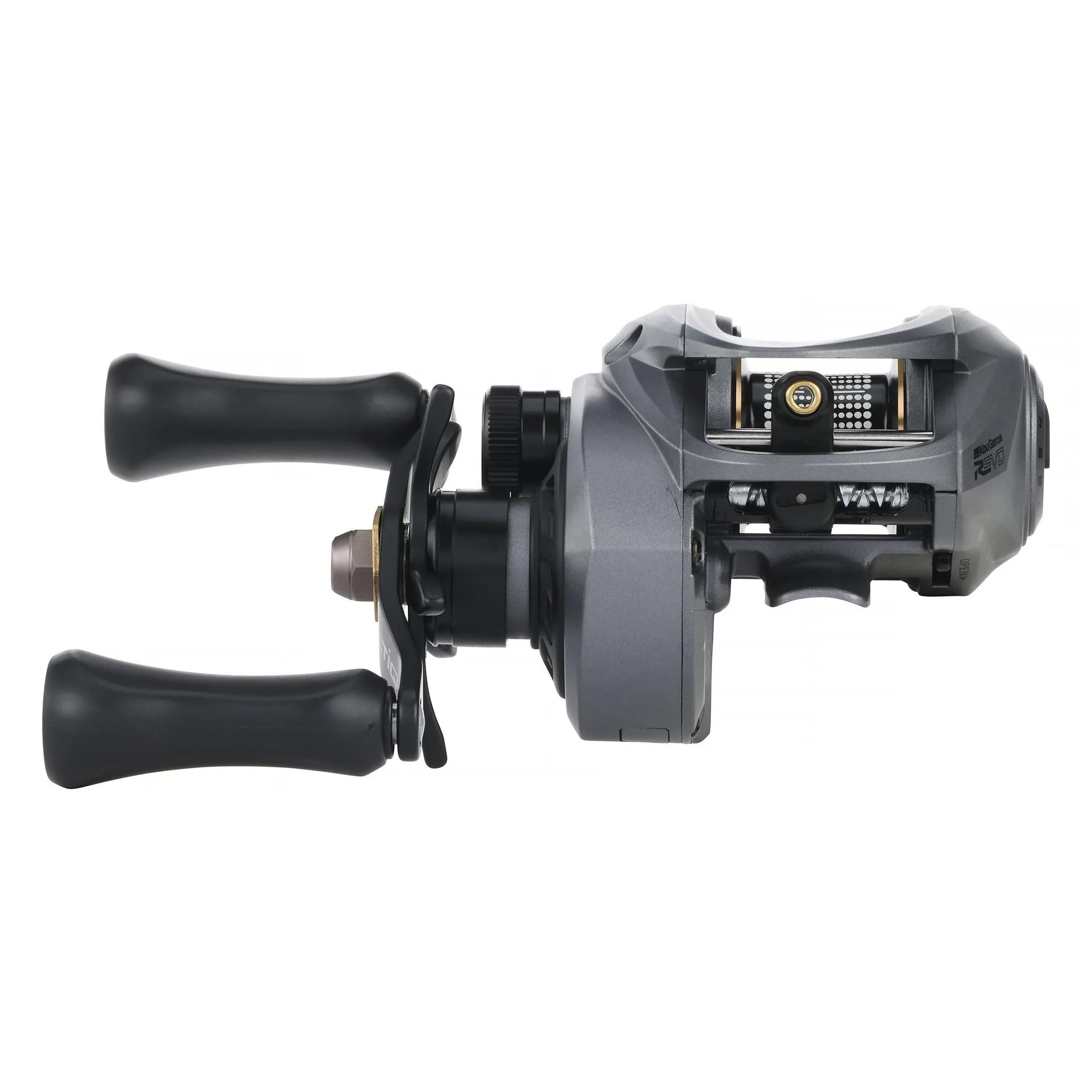 View of Au Garcia Revo SX VoltiQ Baitcast Reel available at EZOKO Fishing