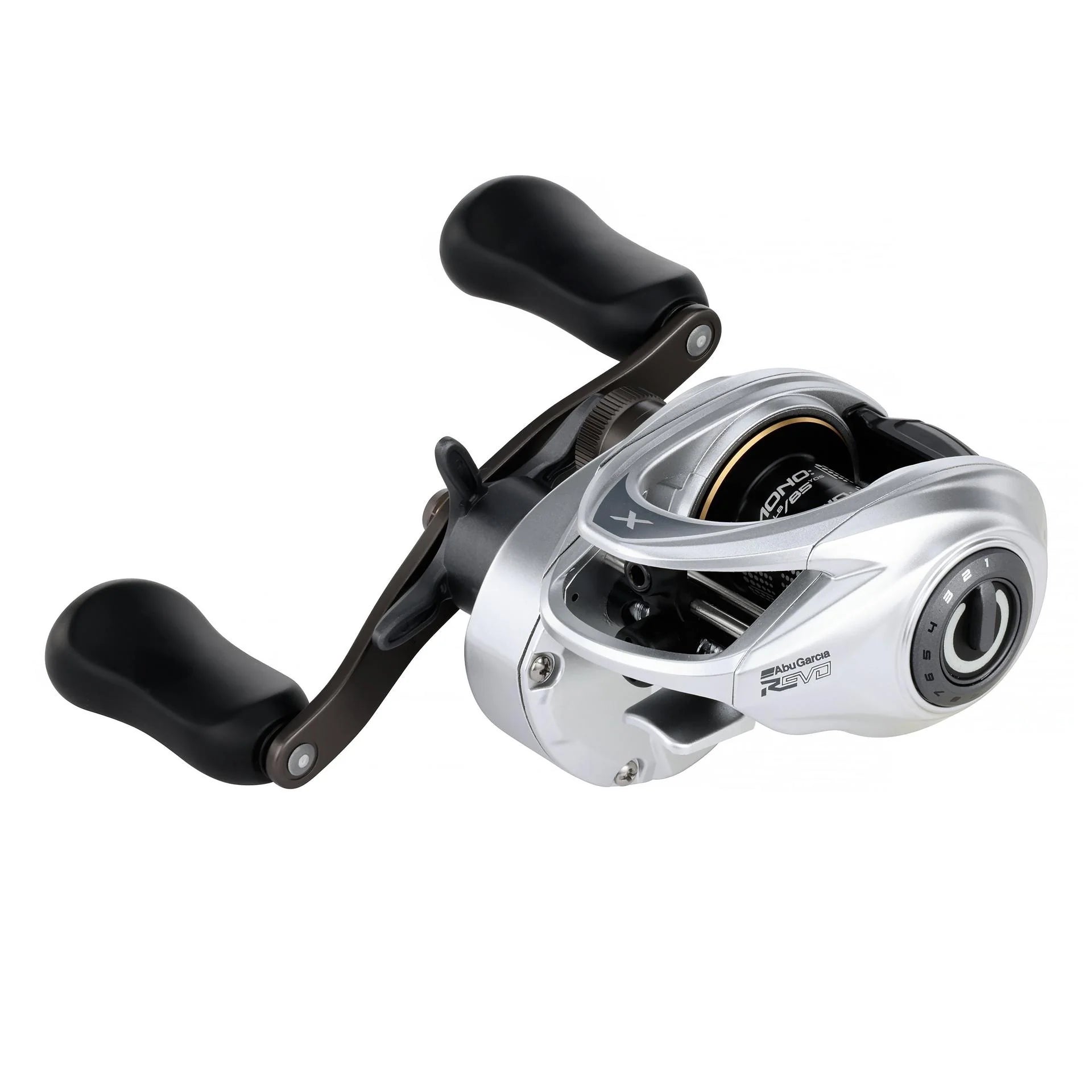 View of Abu Garcia Revo X VoltiQ Baitcast Reel available at EZOKO Fishing