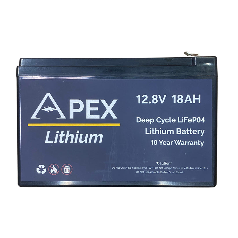 View of electronic_accessories Apex Lithium 12V 18AH Battery available at EZOKO Fishing