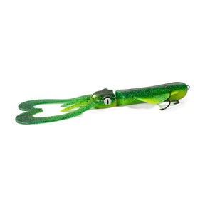 View of Swimbait Baik Baits K-Lamar Green available at EZOKO Pike and Musky Shop
