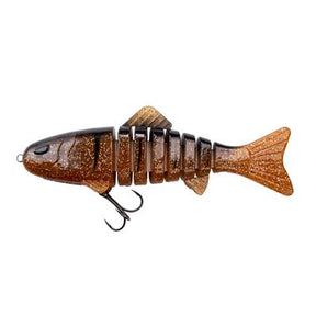 View of Swimbait Baik Baits K-Swim Brown available at EZOKO Pike and Musky Shop
