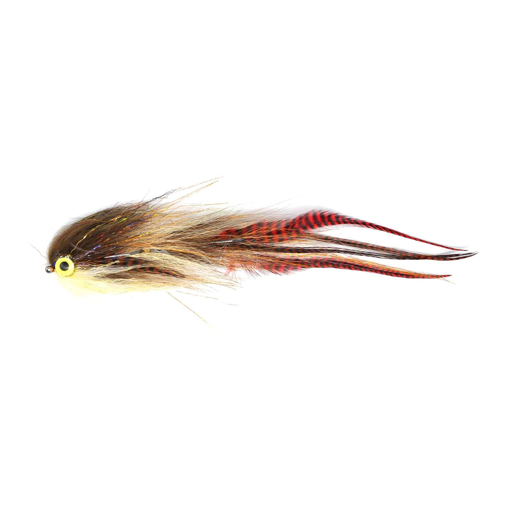 View of Flies Bear Fly Co. Fat Flatliner Fly Redhorse available at EZOKO Fishing