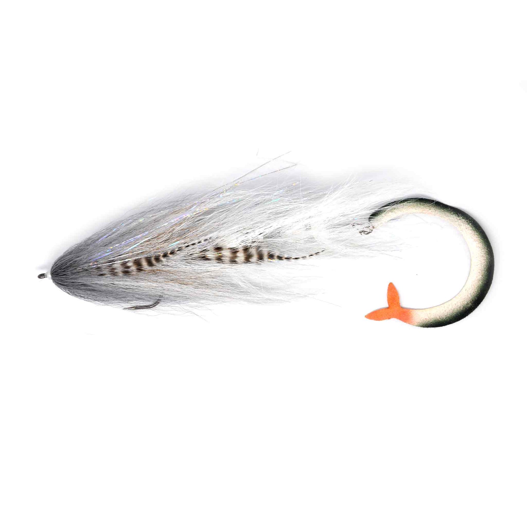 View of Flies Bear Fly Co. Musky Mauler Fly Cisco available at EZOKO Fishing