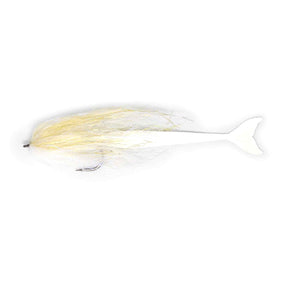 View of Bear Fly Co. Whipper Snipper (Single) Fly White available at EZOKO Pike and Musky Shop