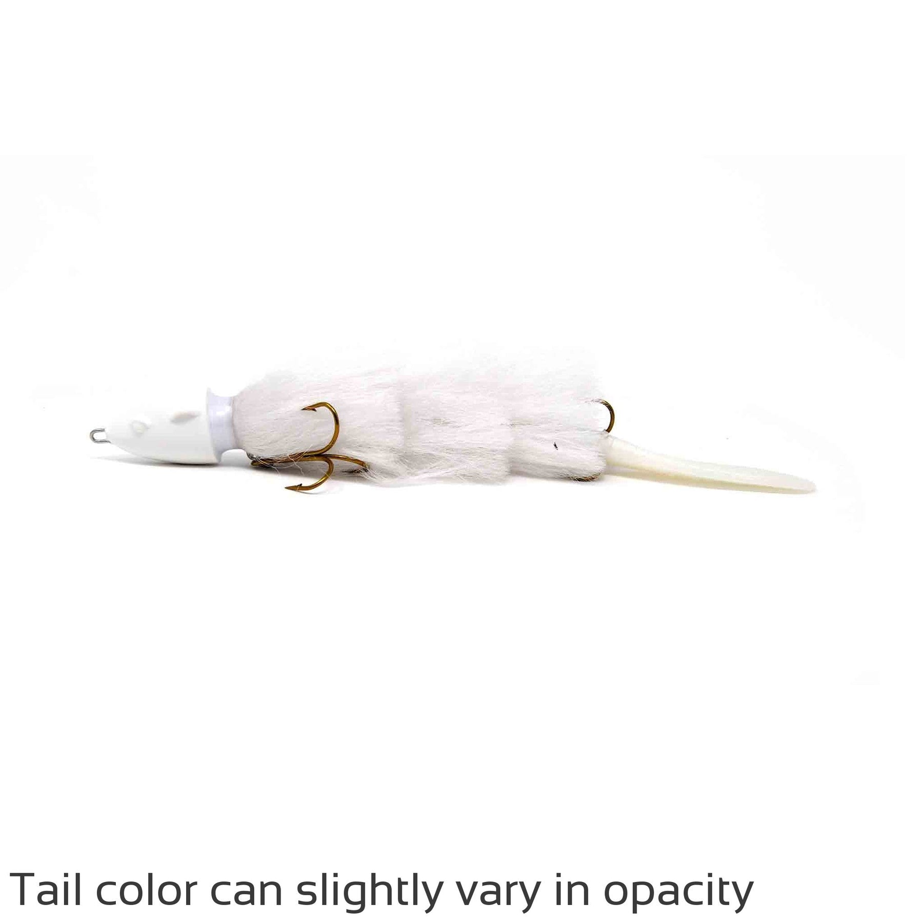 Beaver's Baits Baby Beaver Arctic White Jerk-Glide Baits