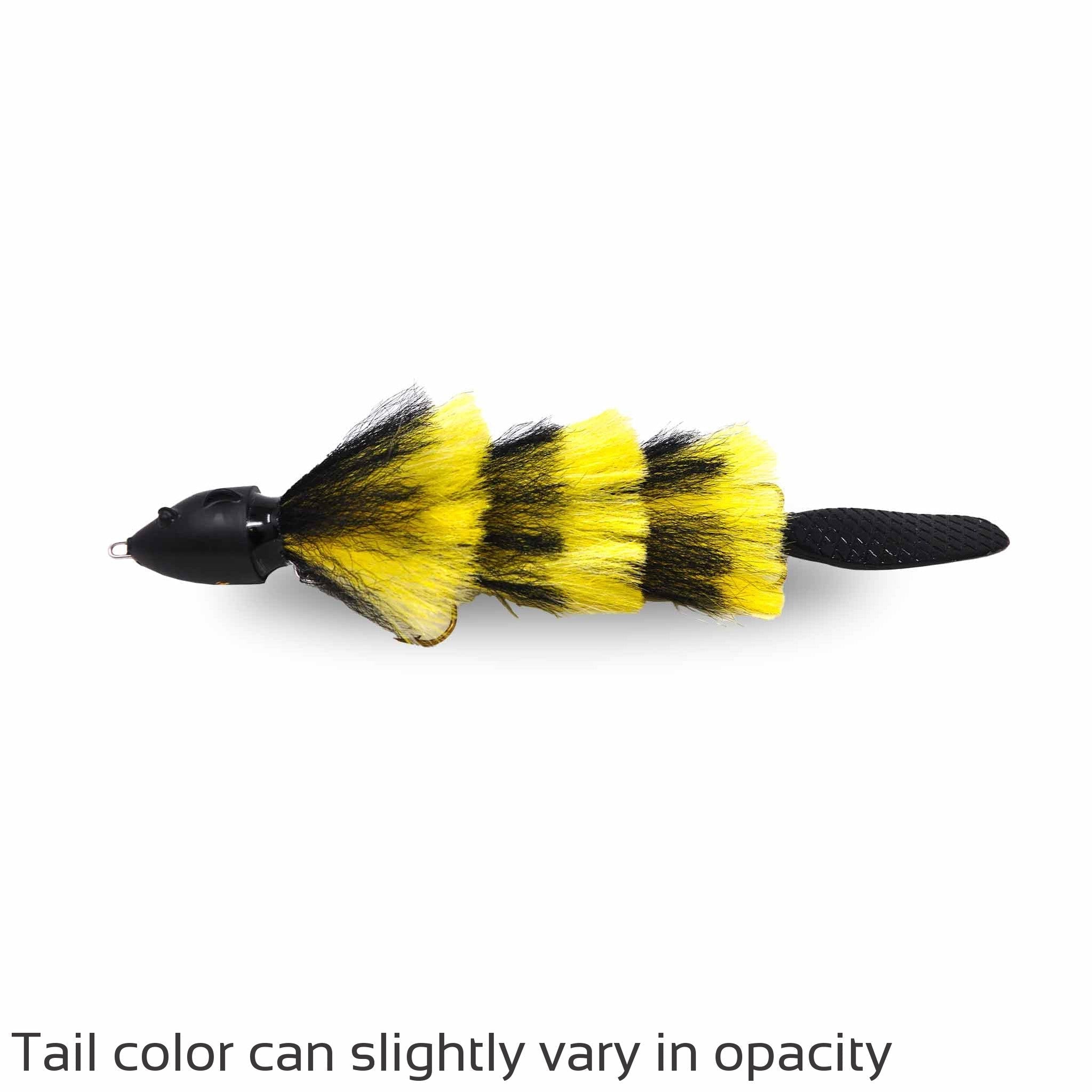 View of Jerk-Glide_Baits Beaver's Baits Baby Beaver Jerkbait Yellow / Black available at EZOKO Fishing