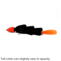 Beaver's Baits Baby Beaver Black / Orange Jerk-Glide Baits