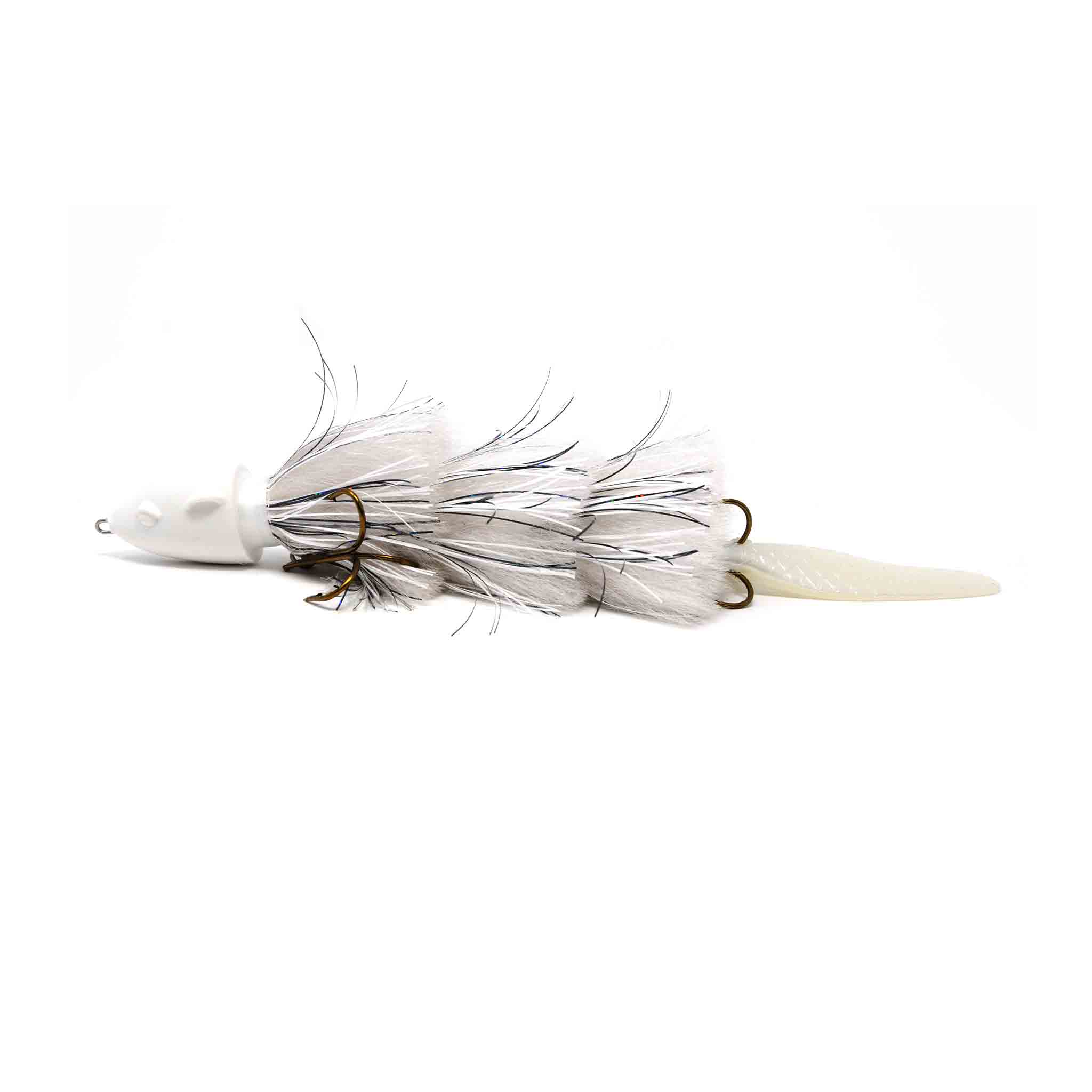 View of Jerk-Glide_Baits Beaver's Baits Baby Beaver XL Jerkbait Salt n Pepper available at EZOKO Fishing
