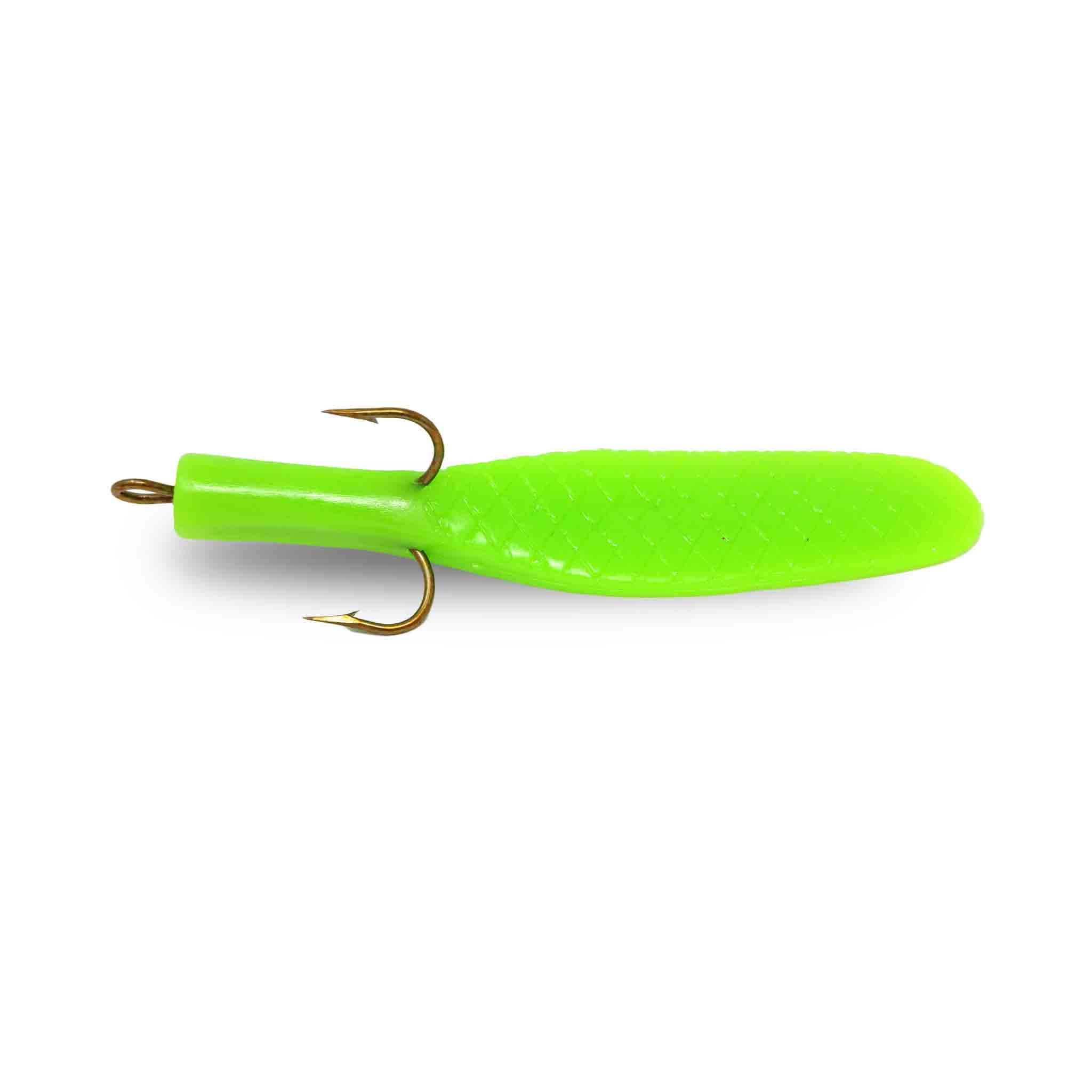 View of Replacement_Tails Beaver's Baits Baby Beaver XL Replacement Tail Lime available at EZOKO Fishing