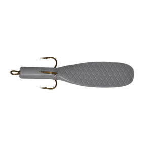 View of Replacement_Tails Beaver's Baits Baby Beaver XL Replacement Tail Silver available at EZOKO Pike and Musky Shop