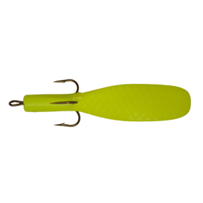 View of Replacement_Tails Beaver's Baits Baby Beaver XL Replacement Tail Yellow Chartreuse available at EZOKO Pike and Musky Shop