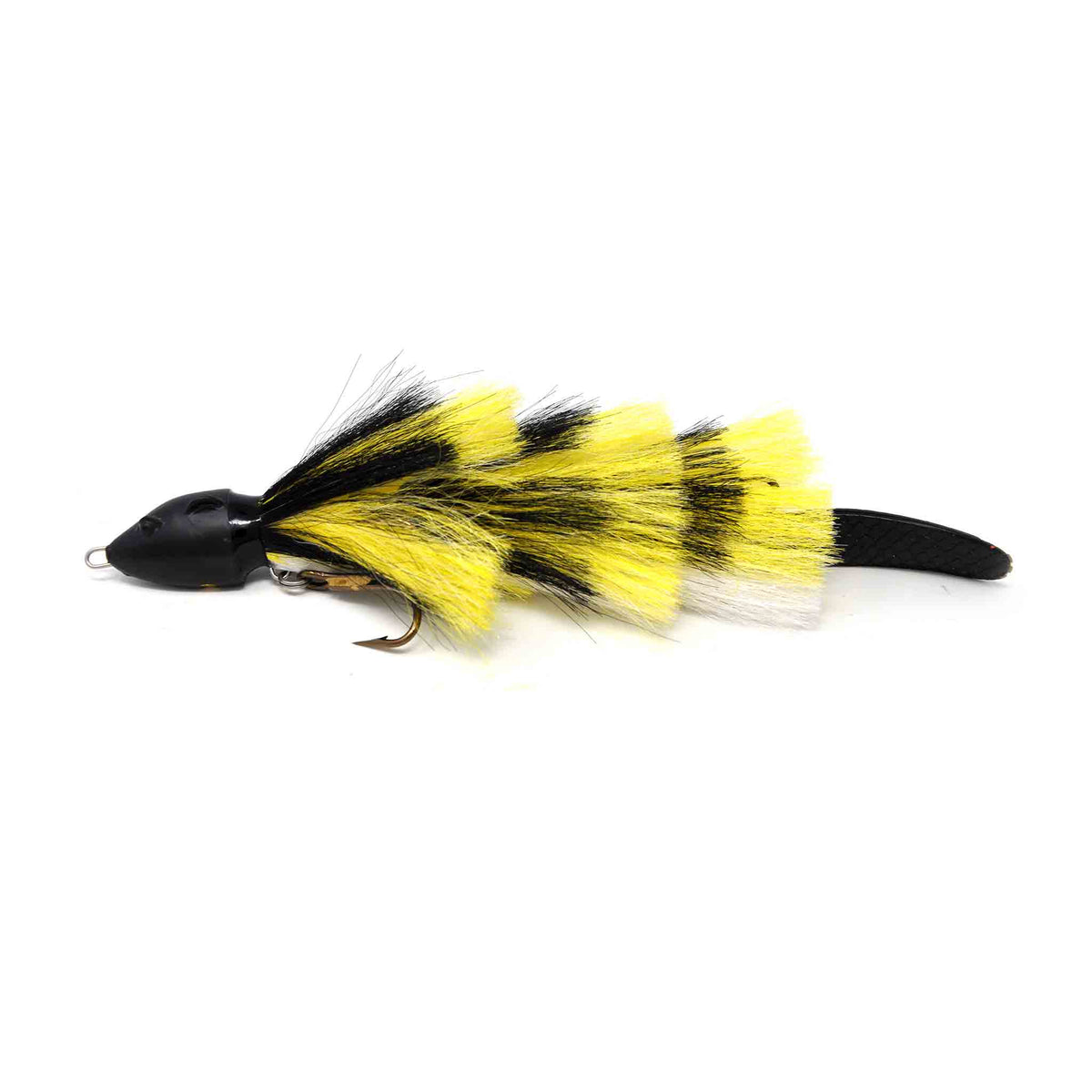 View of Jerk-Glide_Baits Beaver's Baits Mini Beaver Jerkbait Yellow / Black available at EZOKO Pike and Musky Shop