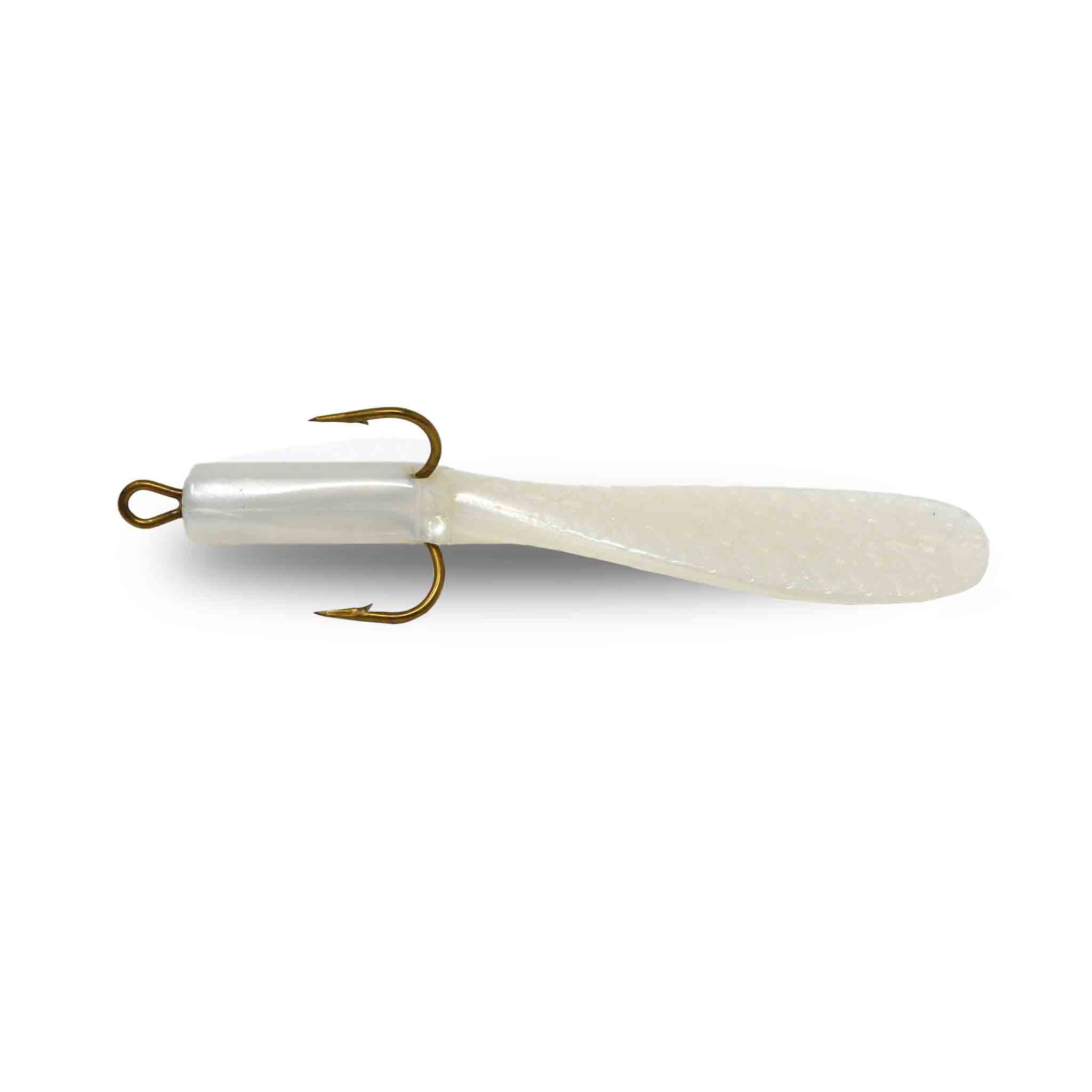 View of Replacement_Tails Beaver's Baits Mini Beaver Replacement Tail White available at EZOKO Fishing