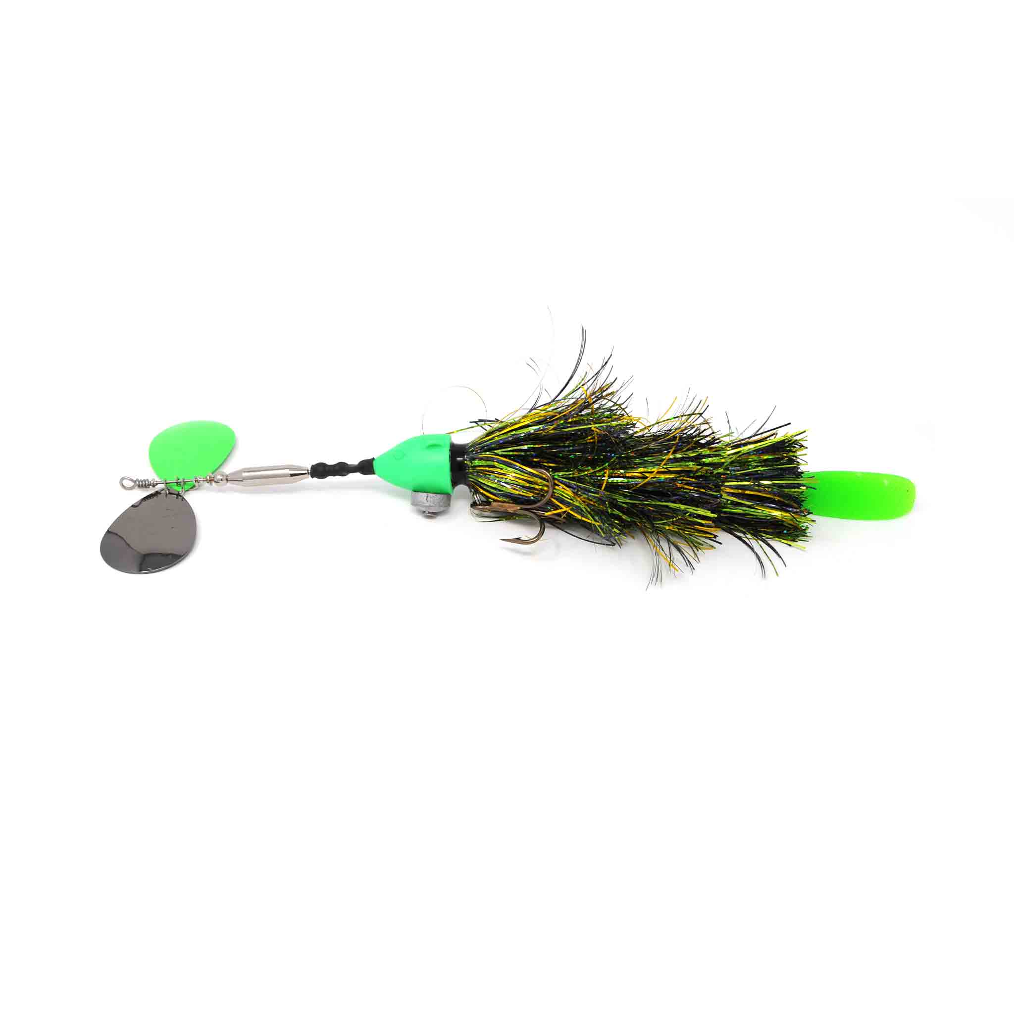 View of Bucktails Beaver's Baits Quad B Bucktail Goblin available at EZOKO Fishing