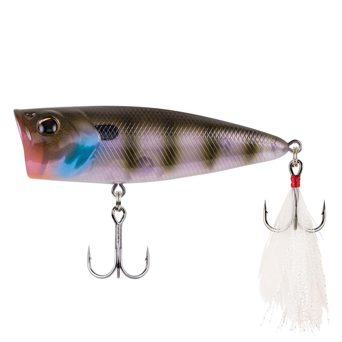 View of Popper Berkley Bullet Pop Popper 70mm Ghost Bluegill available at EZOKO Pike and Musky Shop