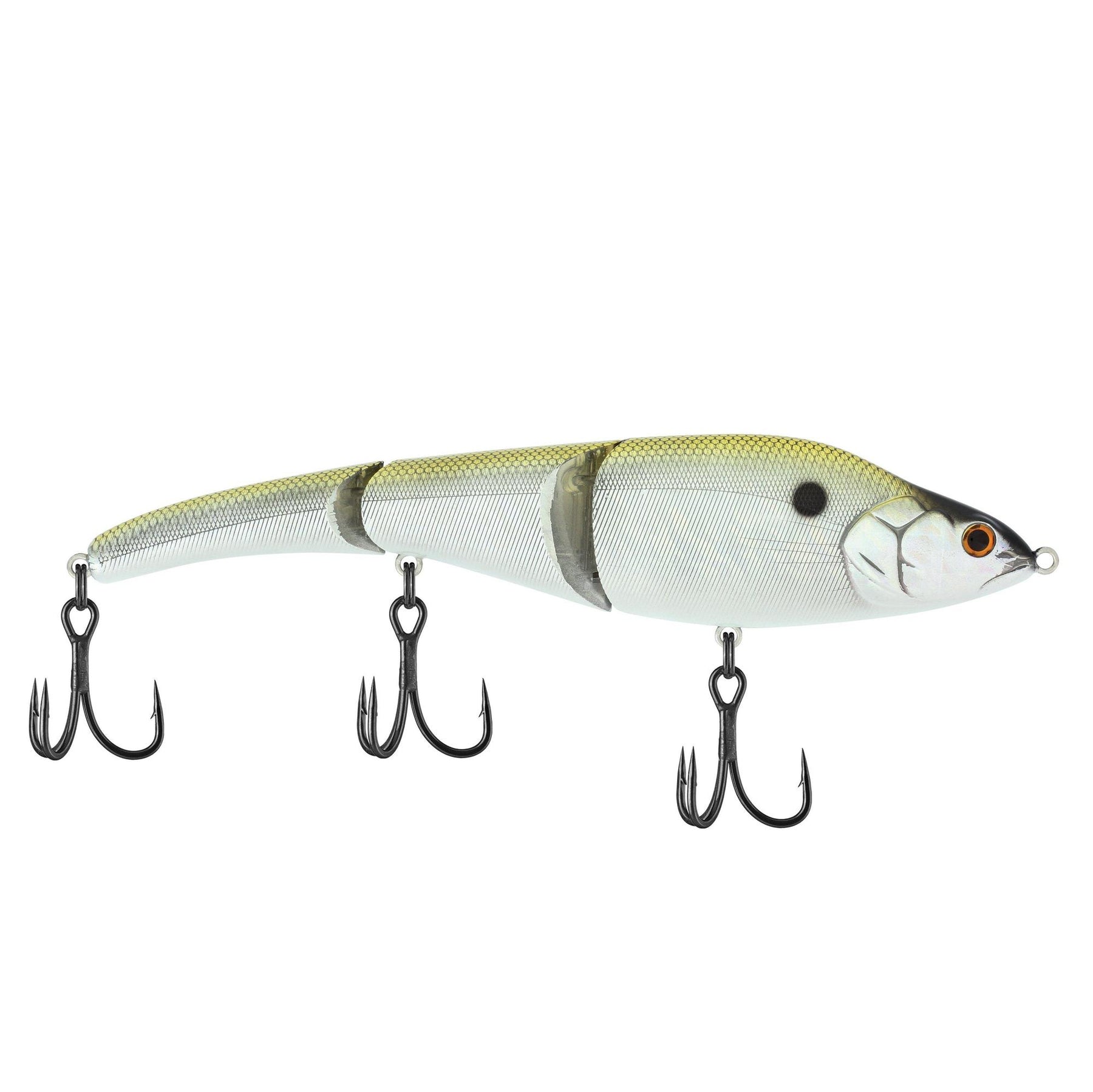 View of Swimbaits Berkley Magic Swimmer Swimbait 228 - Slow Sinking Holo Greenie available at EZOKO Fishing