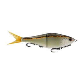 View of GlideBait Berkley PowerBait Chop Block Soft Glide Bait 8in Golden Shiner available at EZOKO Fishing