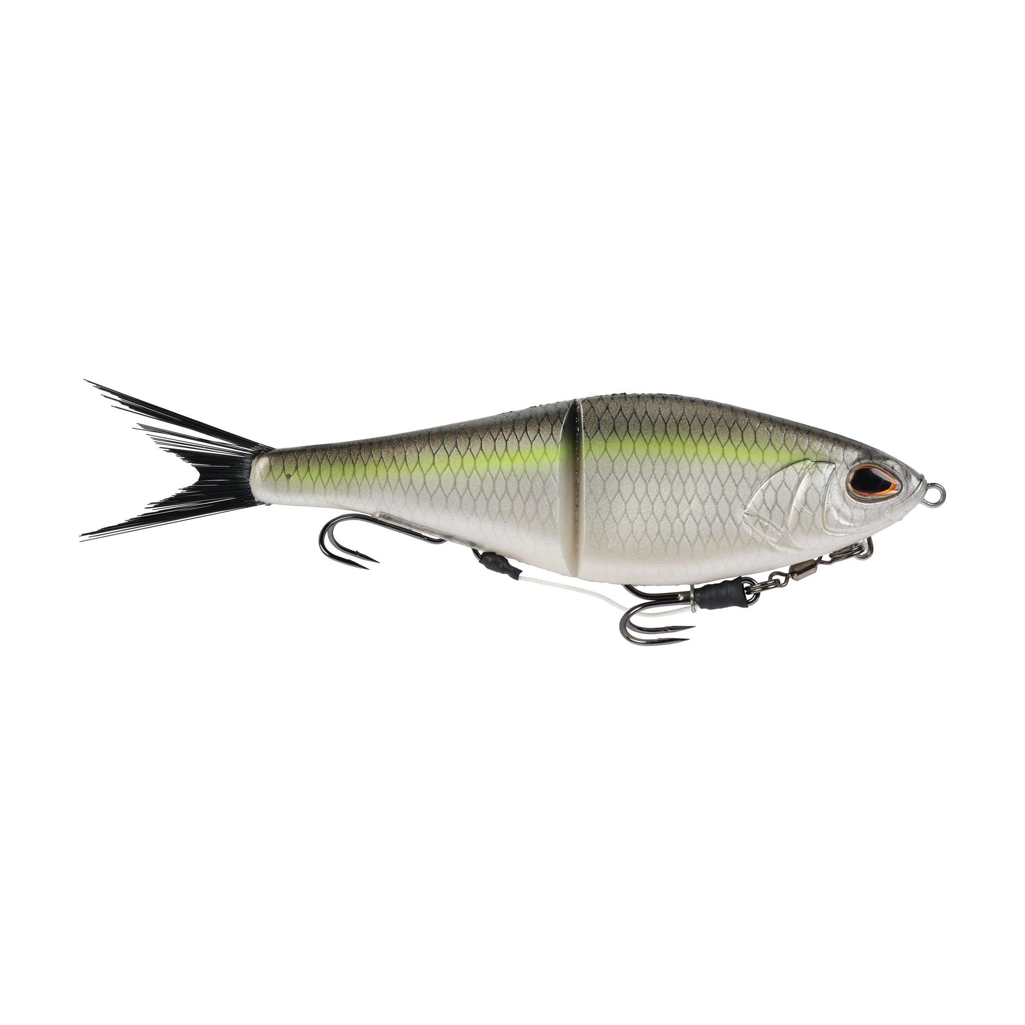 View of GlideBait Berkley PowerBait Chop Block Soft Glide Bait 8in Green Back available at EZOKO Fishing