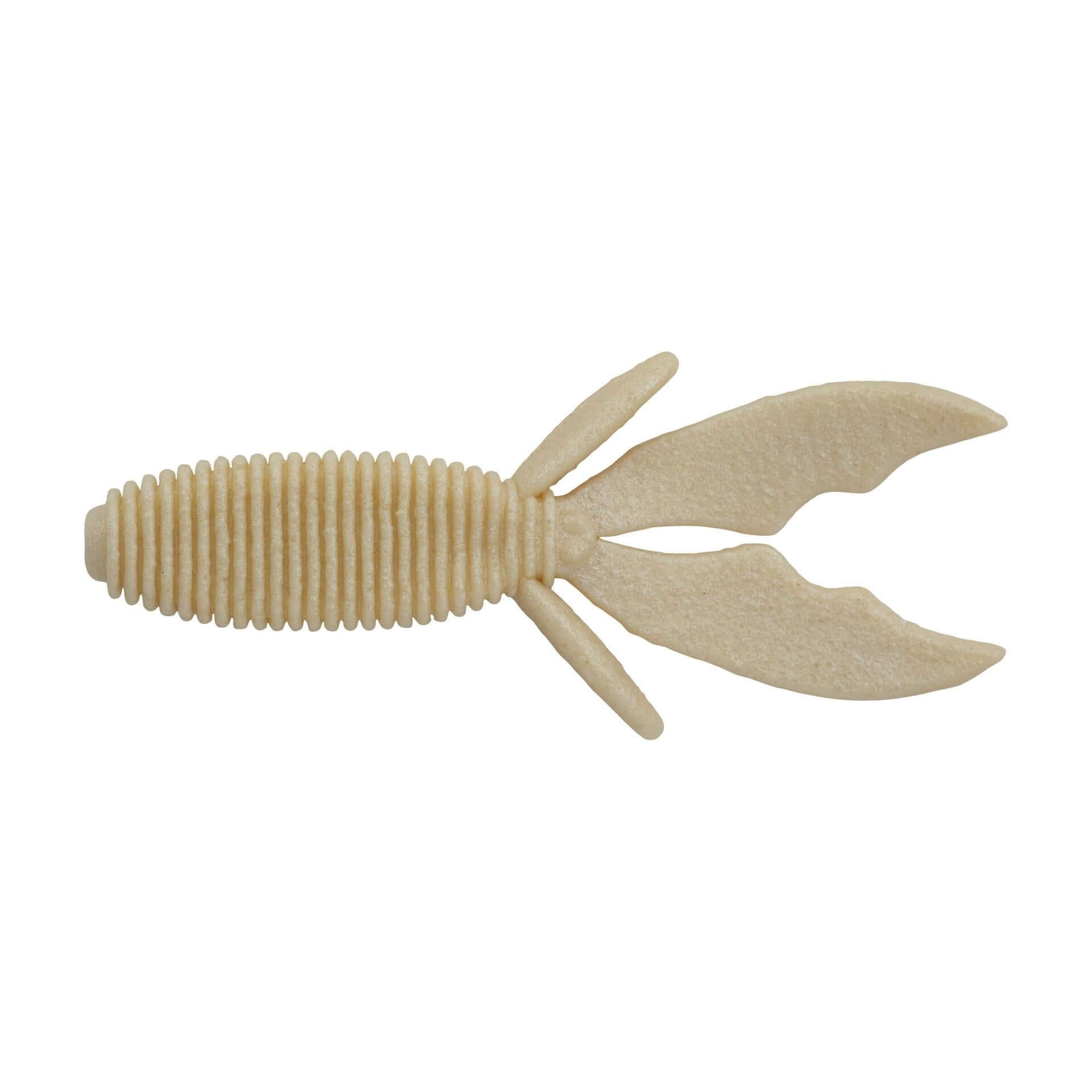 View of Creatures Berkley PowerBait MaxScent Creature Hawg White Pearl available at EZOKO Pike and Musky Shop