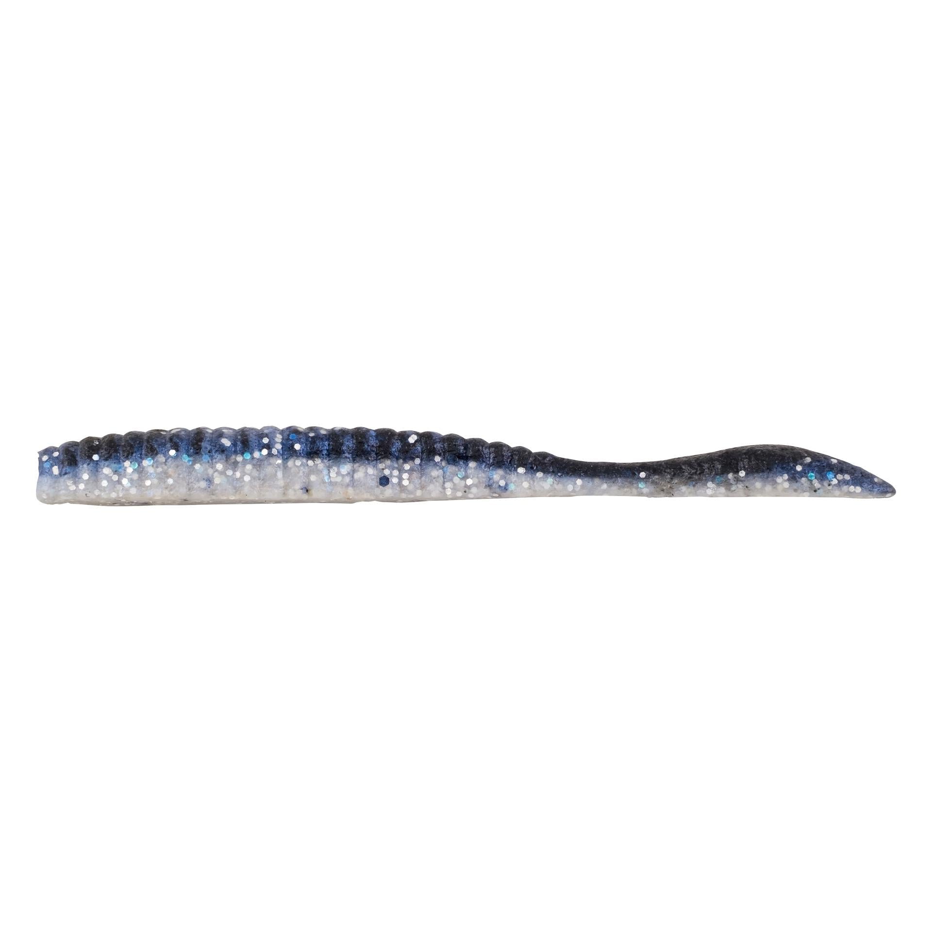 View of Worms Berkley PowerBait MaxScent Flat Worm 3.6 in Black Shiner available at EZOKO Pike and Musky Shop
