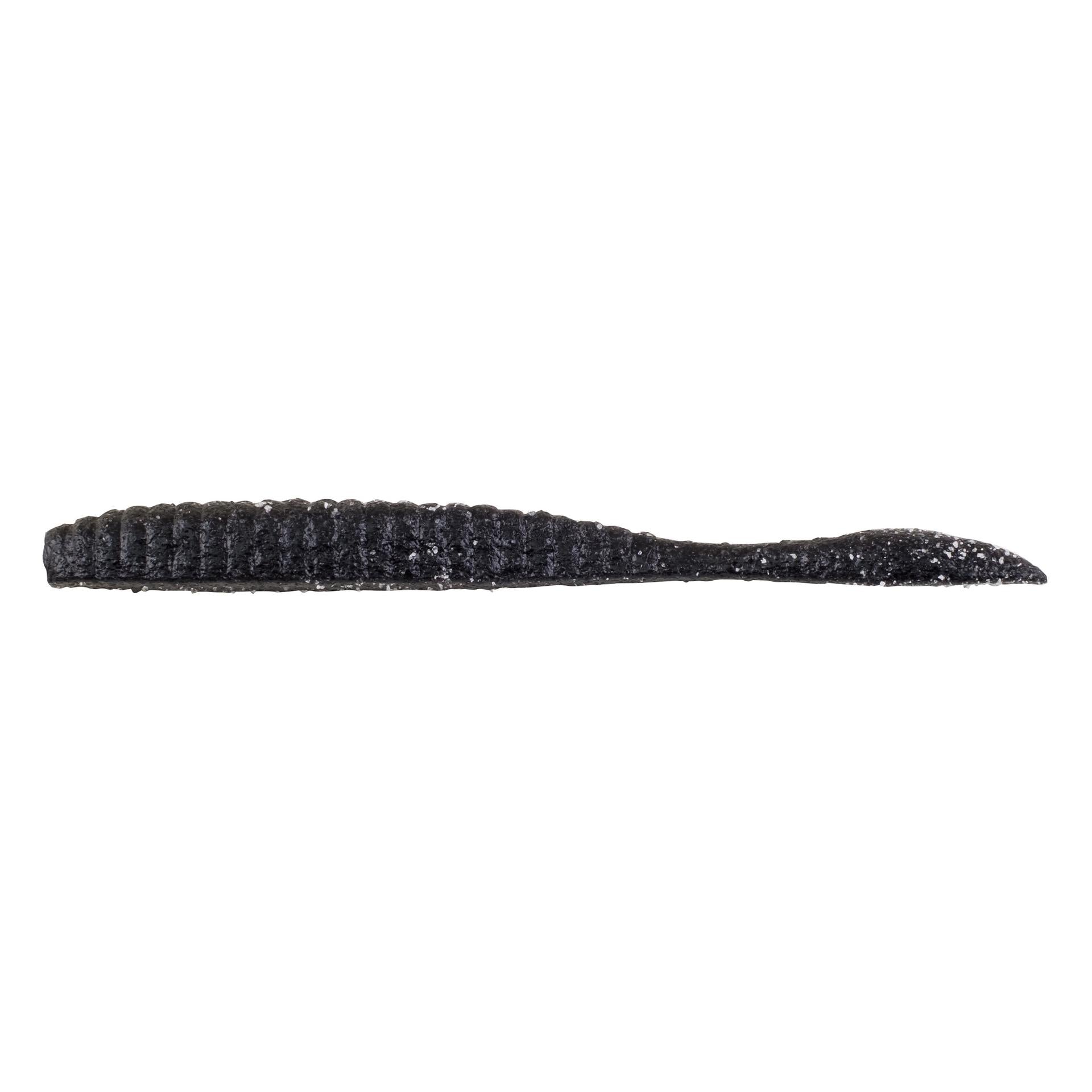 View of Worms Berkley PowerBait MaxScent Flat Worm 4.25 in Black available at EZOKO Fishing