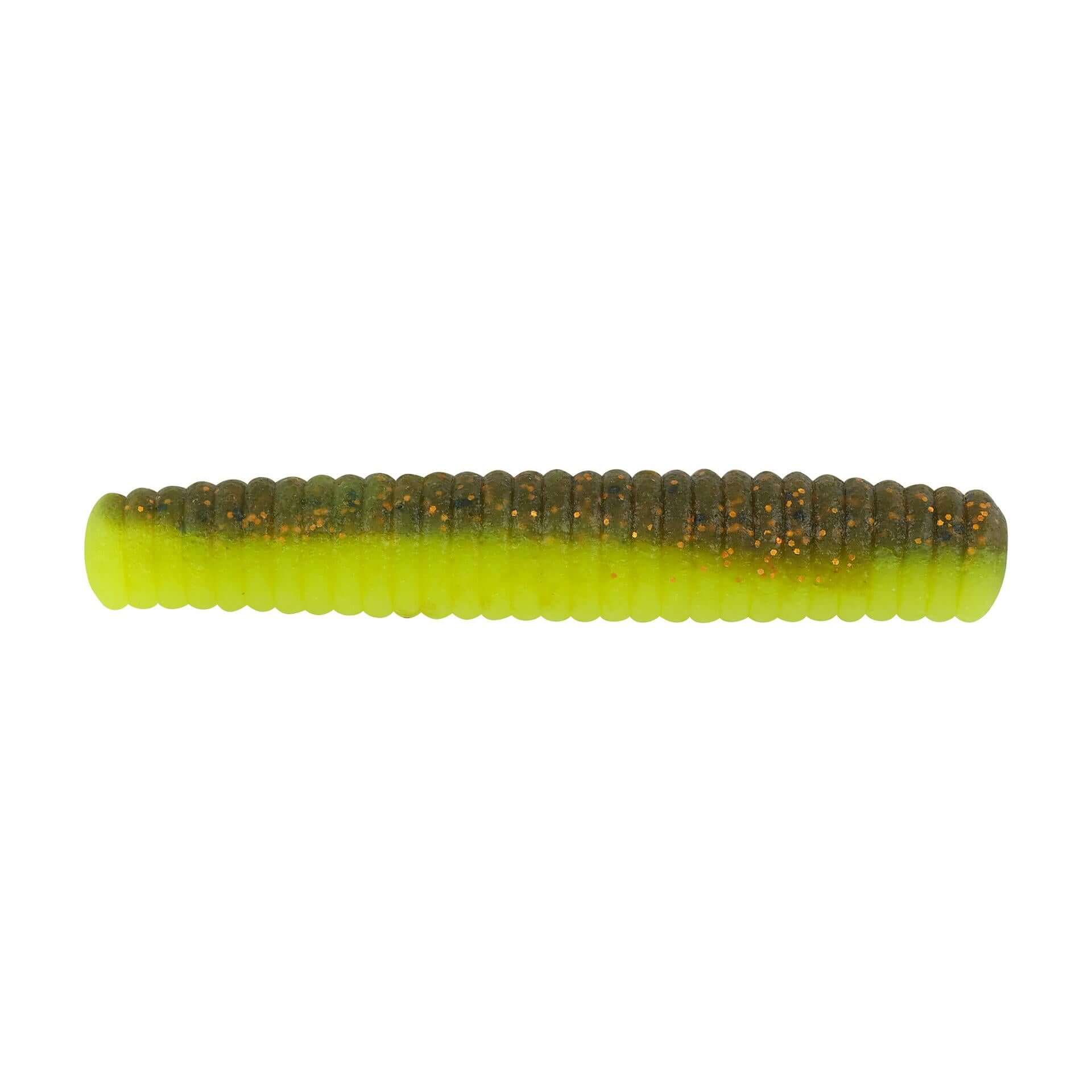 View of Worms Berkley PowerBait MaxScent Lil General Worm Coppertreuse available at EZOKO Pike and Musky Shop