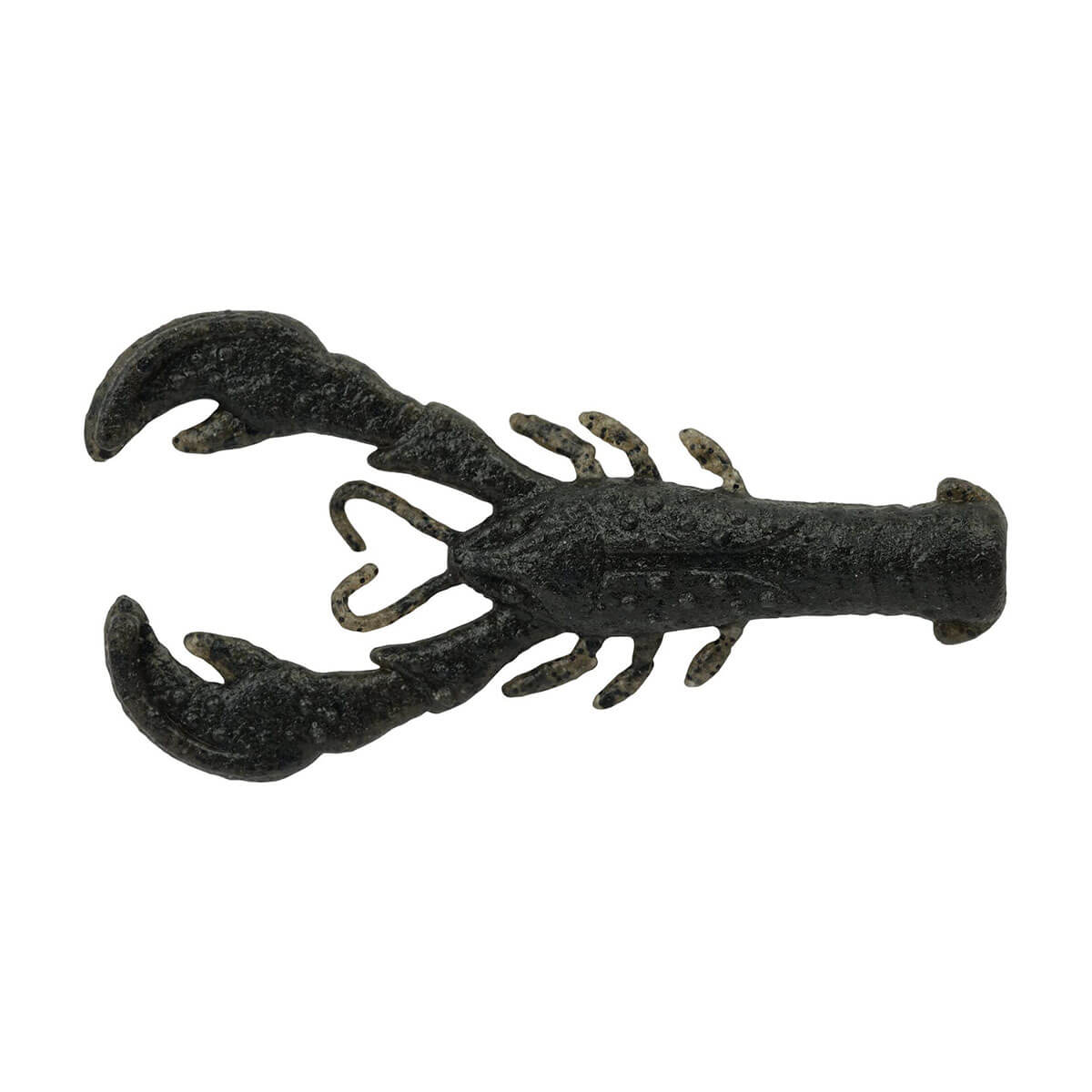 View of Craw Berkley PowerBait MaxScent Lil Super Trooper Craw Black Powder available at EZOKO Pike and Musky Shop