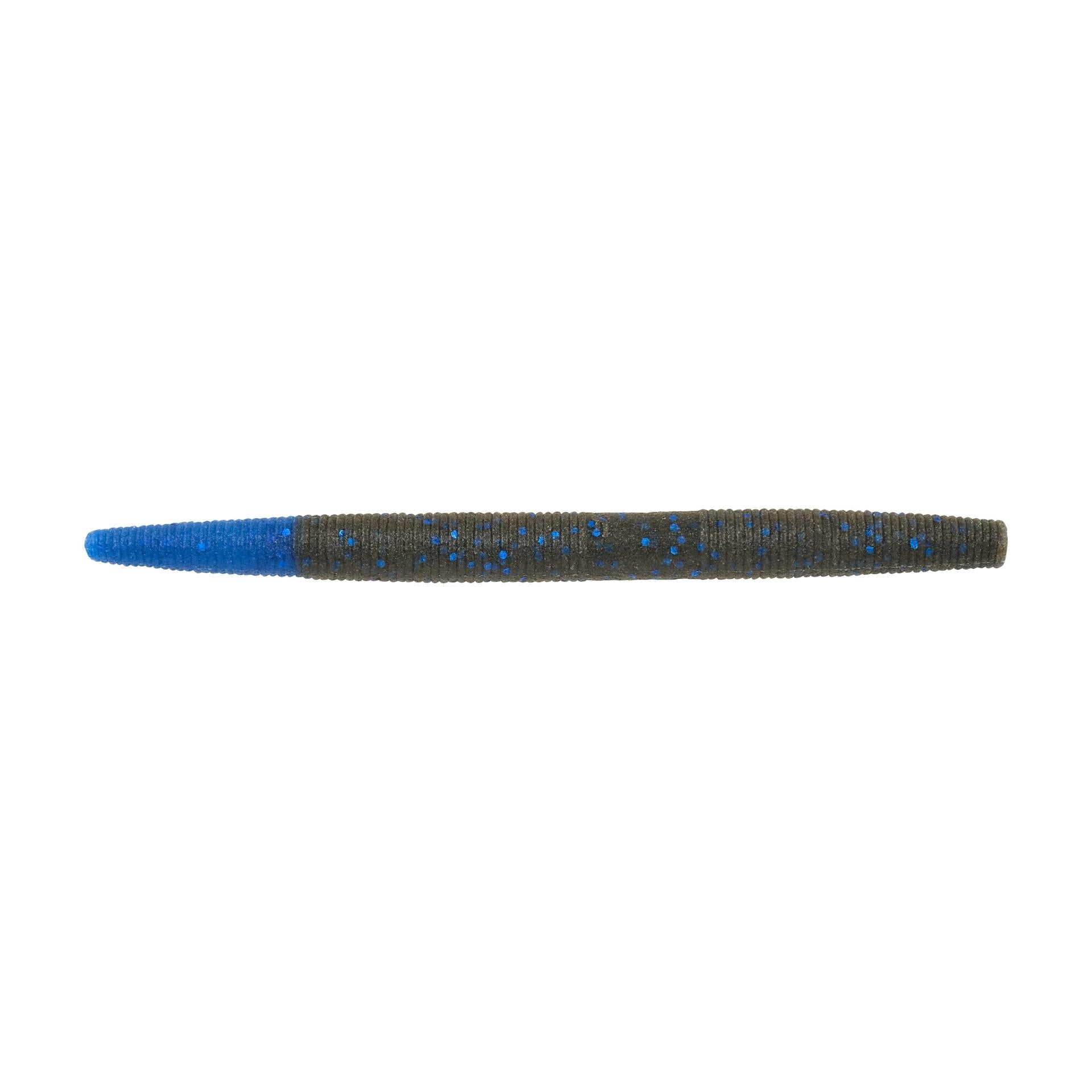 View of Worms Berkley PowerBait MaxScent The General Worm 4 in Black Blue Fleck available at EZOKO Fishing