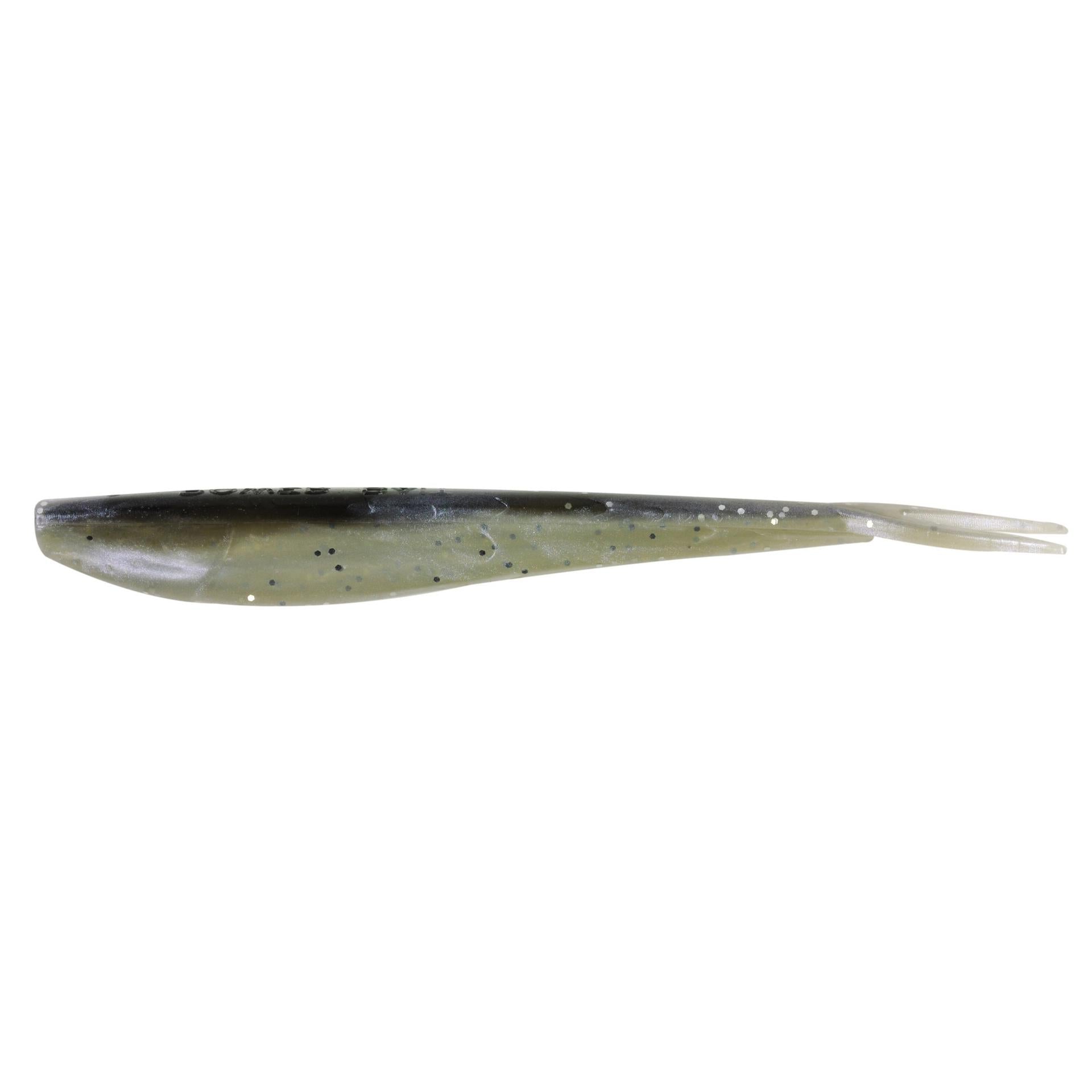 View of Baitfish & Minnows Berkley PowerBait Minnow 4 in Black Shad available at EZOKO Pike and Musky Shop